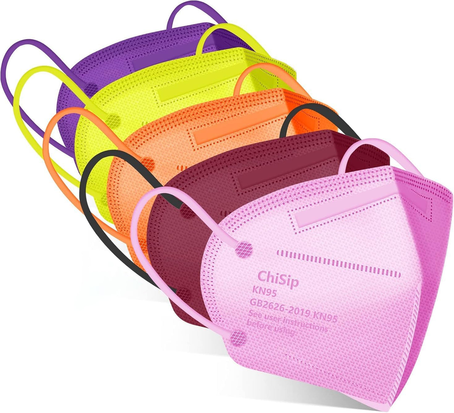 ChiSip 5 Layer Breathable Face Masks for Adults and Kids