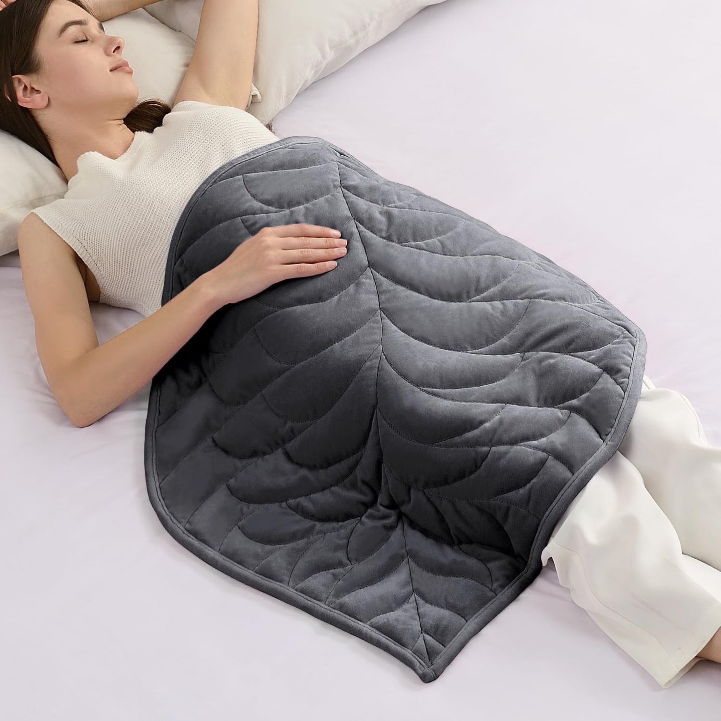 Kaisa Weighted Lap Blanket 5 lbs for Cozy Relaxation Anywhere
