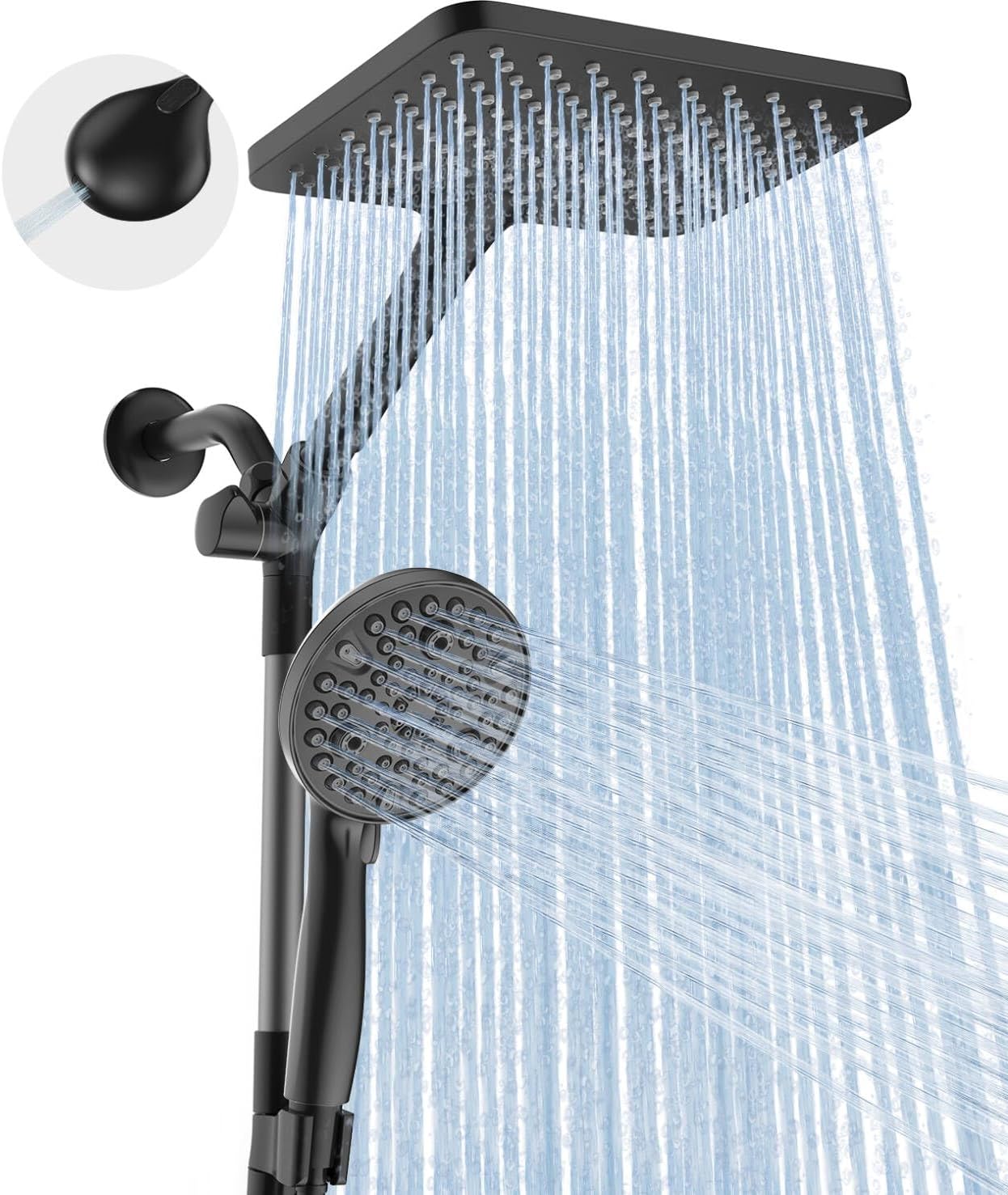Dual Handheld Shower Head Combo for Ultimate Shower Experience