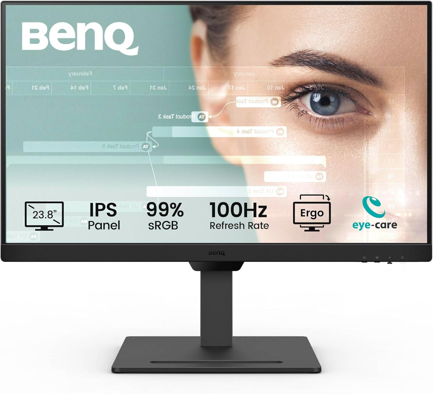 BenQ GW2490T 24 Inch Monitor with Eye-Care Technology and 100Hz