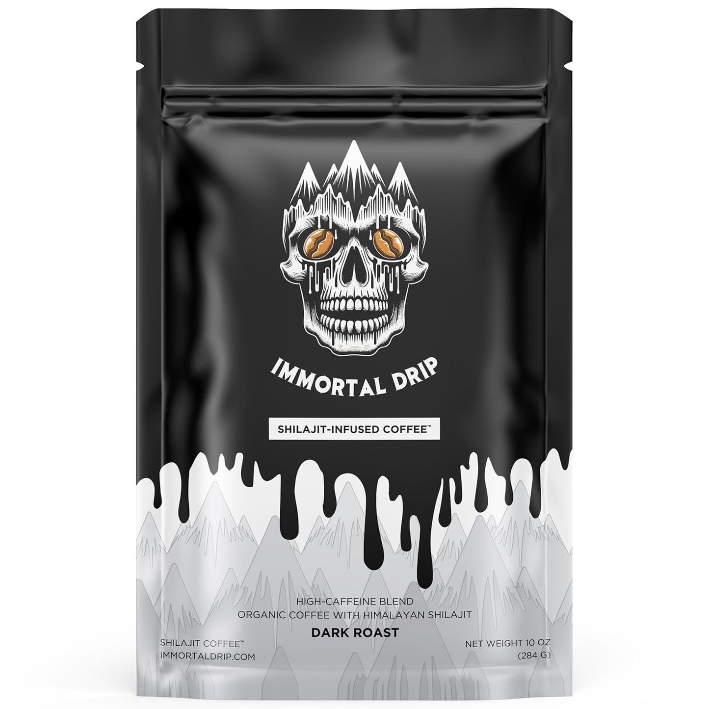 Organic Dark Roast Shilajit Coffee - Immortal Energy Boost