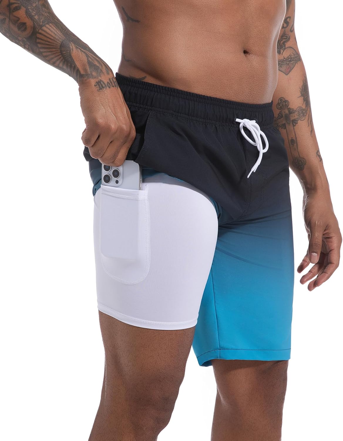 Difficort Mens Swim Trunks Quick Dry Bathing Suit for Summer