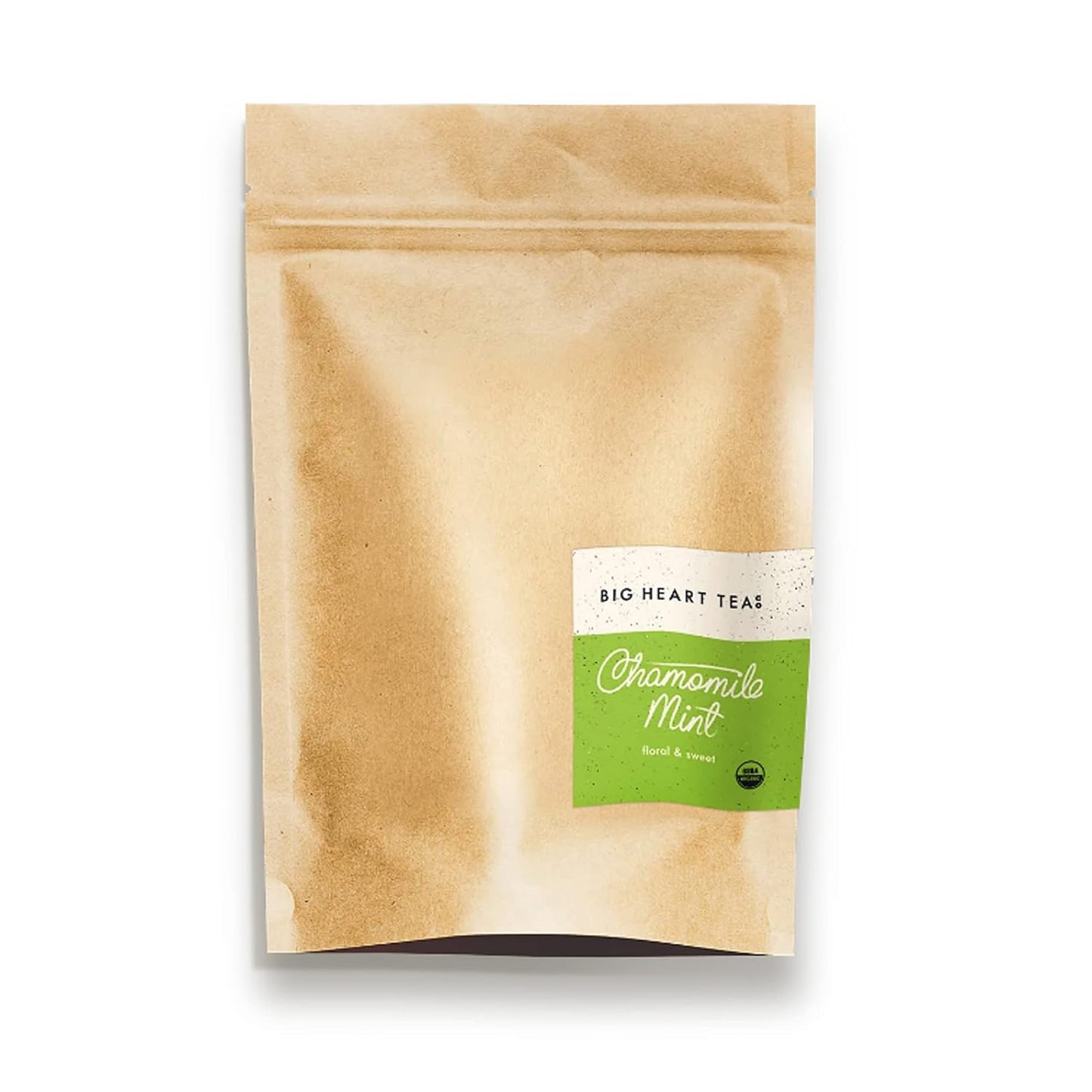 Chamomile Mint Tea Bags - Organic Herbal Decaf in Zero Plastic