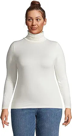 Lands' End Women's Lightweight Fitted Long Sleeve Turtleneck Review