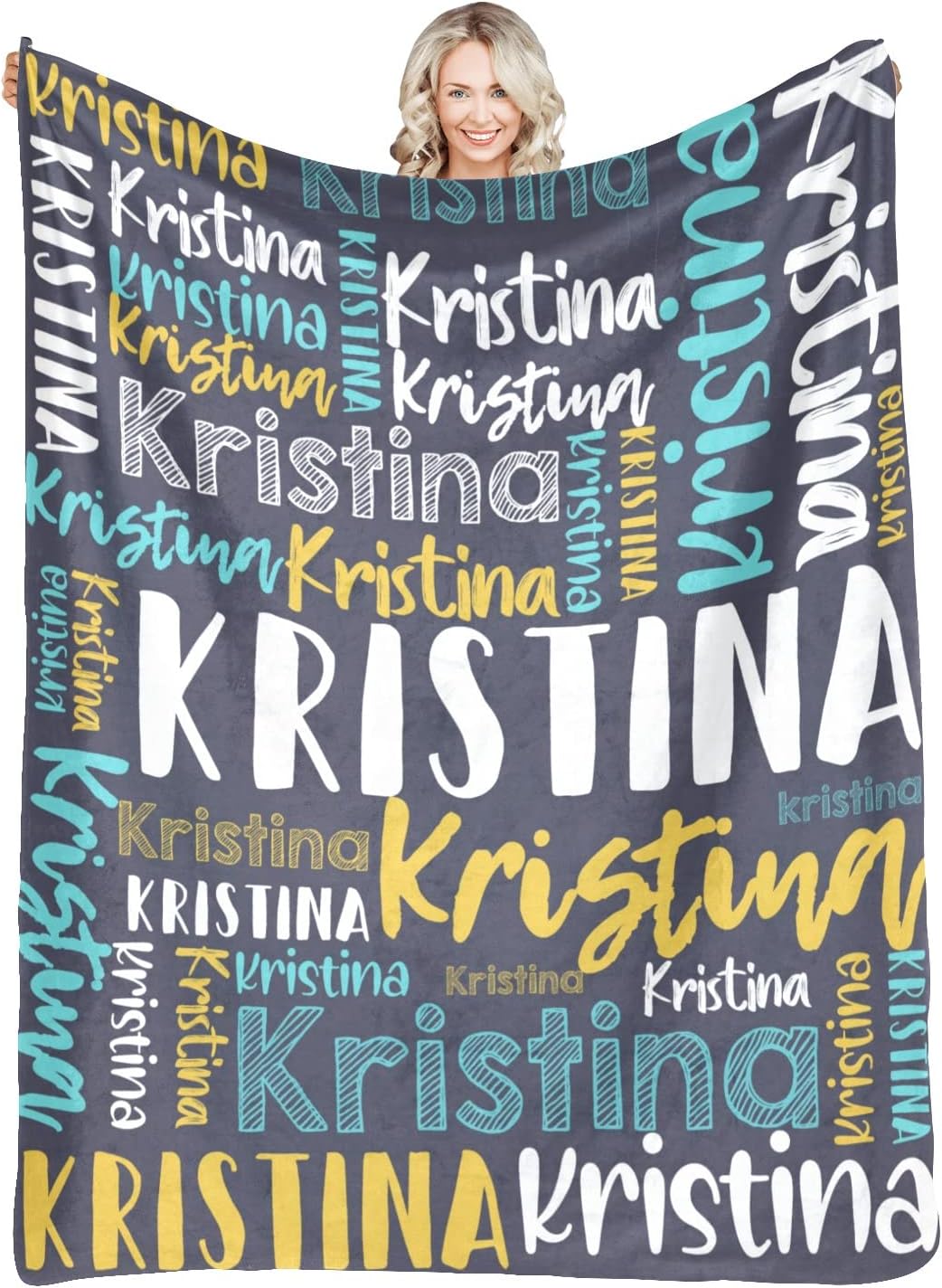 Personalized Blankets for Kids and Adults - Custom Name Throws