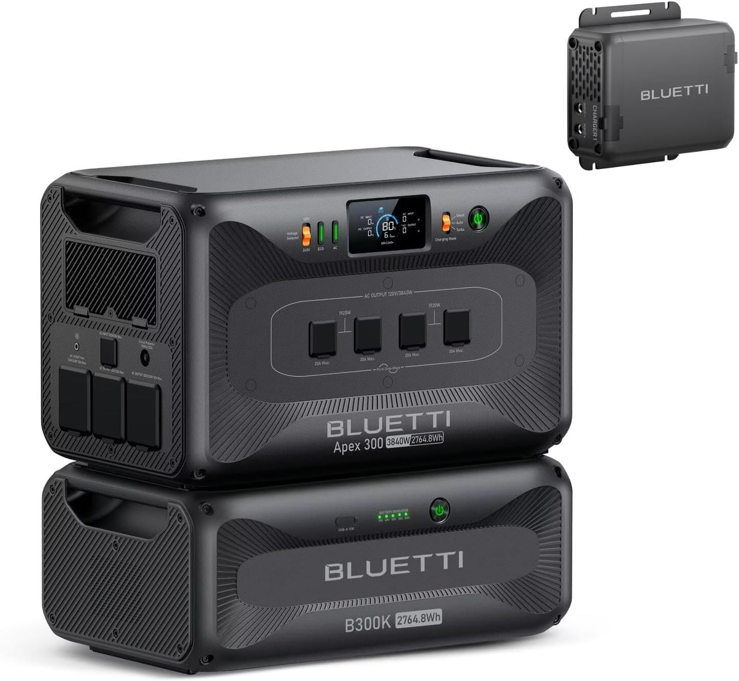 BLUETTI Portable Power Station Apex 300 for Camping and RV Life
