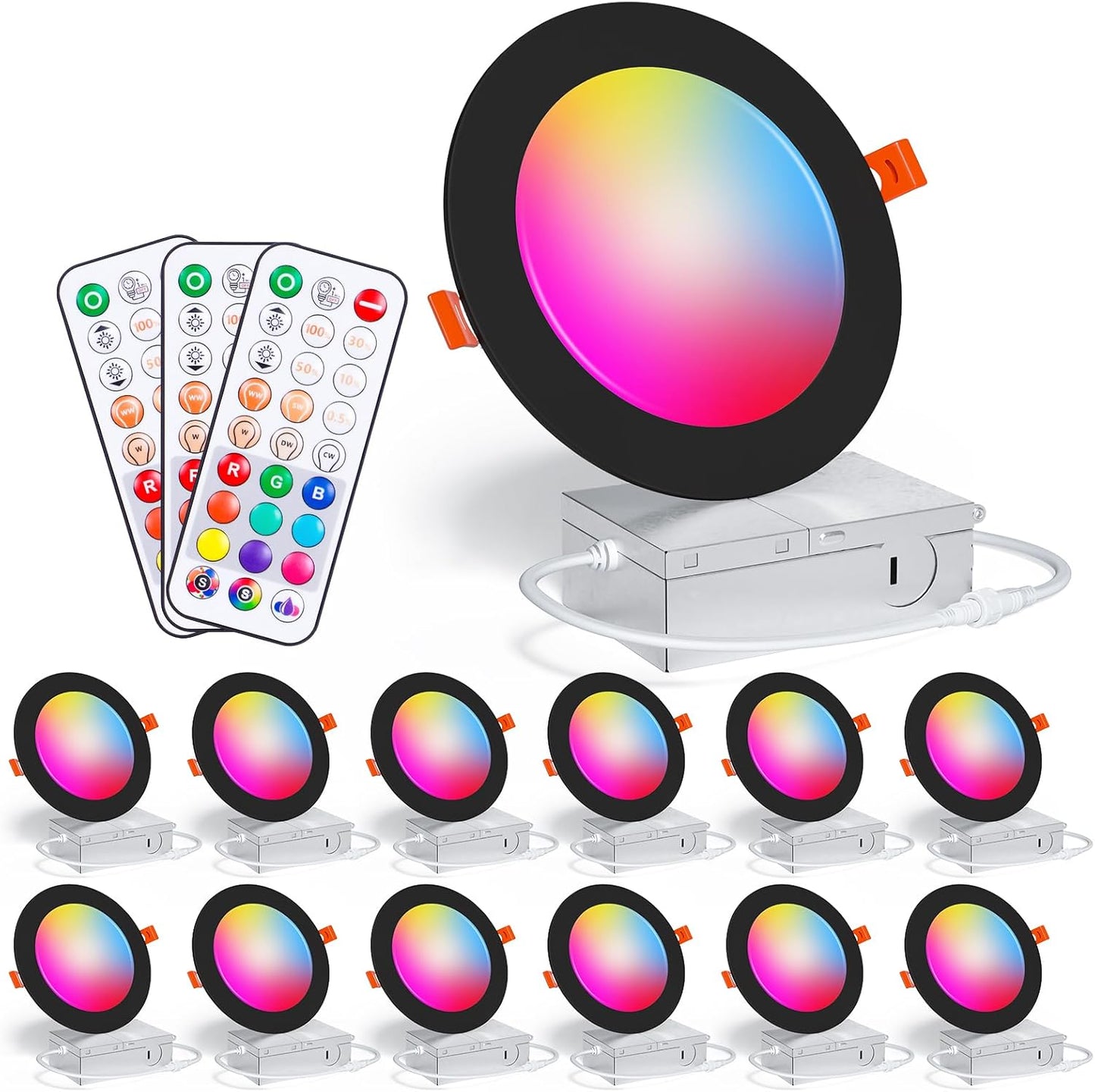 4 Inch Color Changing Canless LED Recessed Lighting for Home