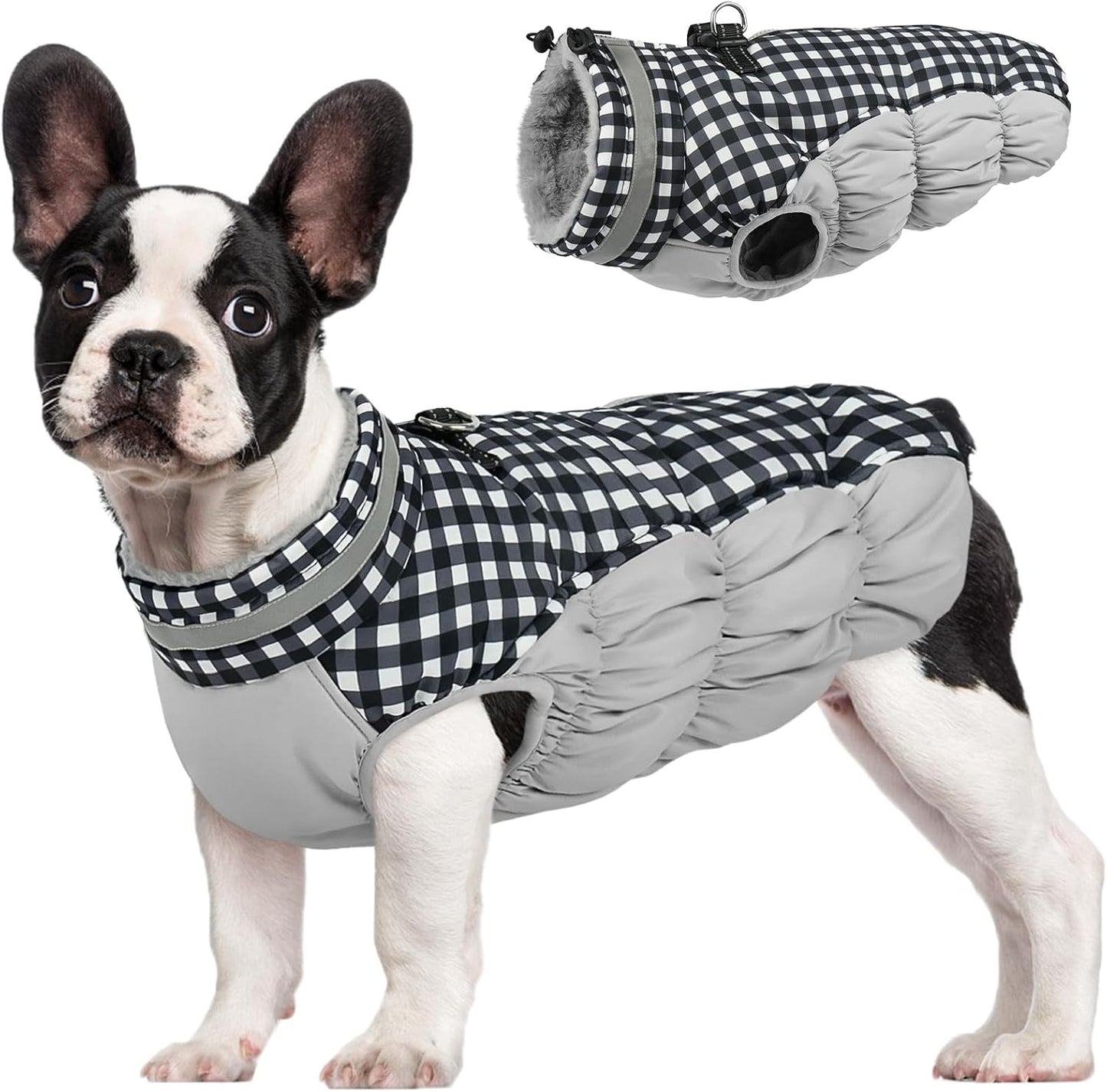 FUAMEY Dog Coat for Medium Dogs - Waterproof Winter Jacket