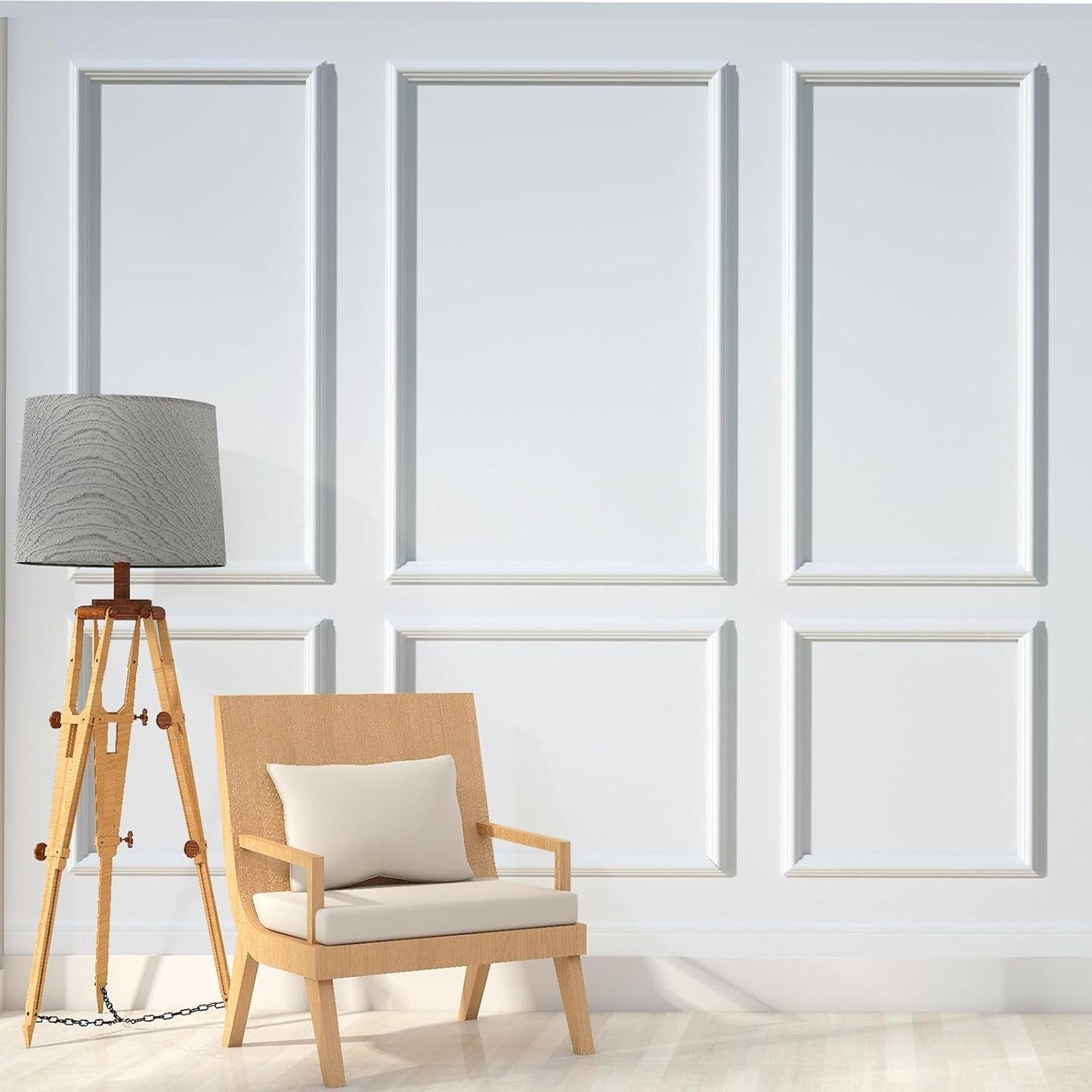 NeatiEase Peel and Stick Wall Molding Kit for Elegant Decor