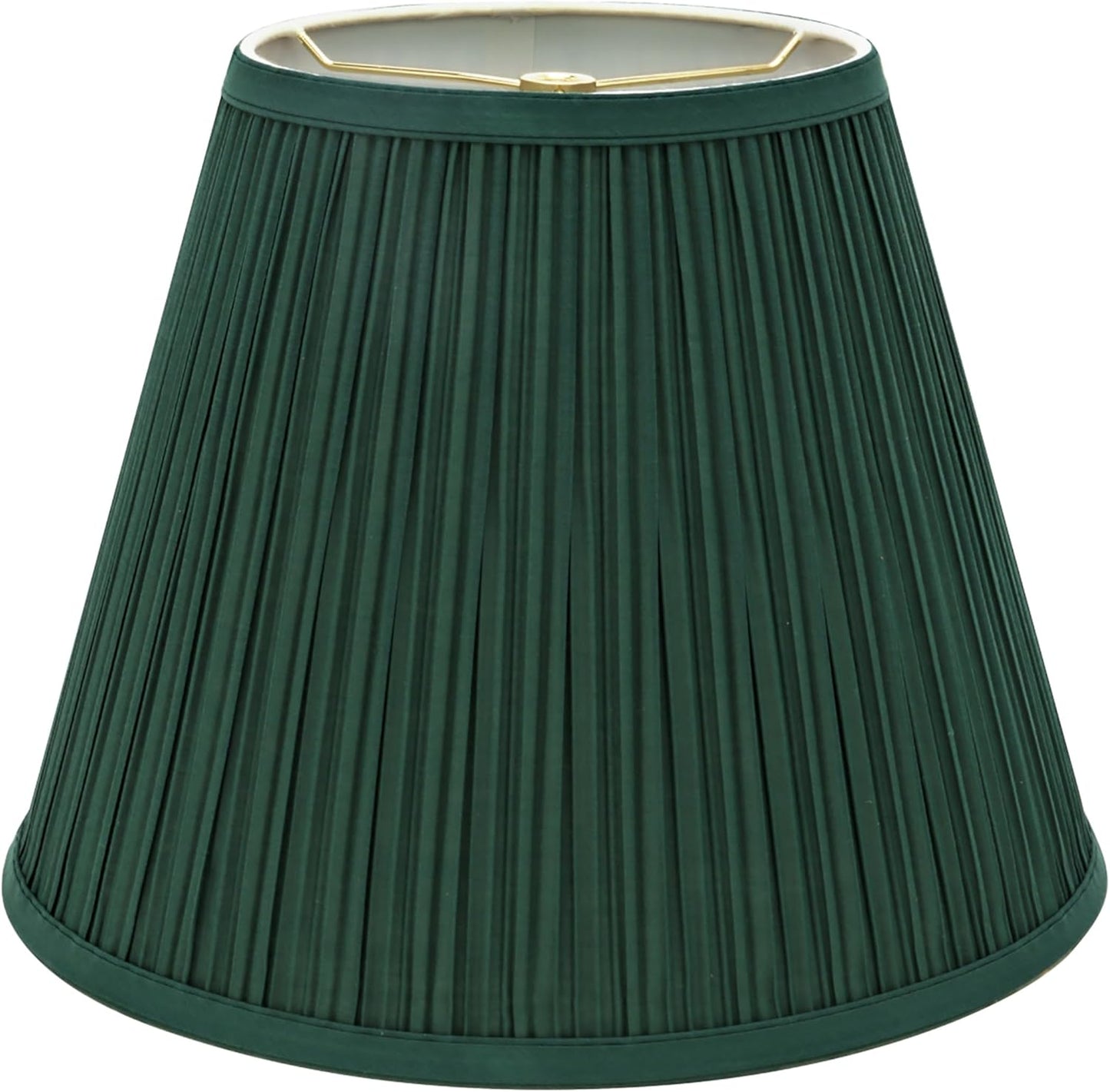 Hardback Empire Transitional Spider Lamp Shade in Dark Green