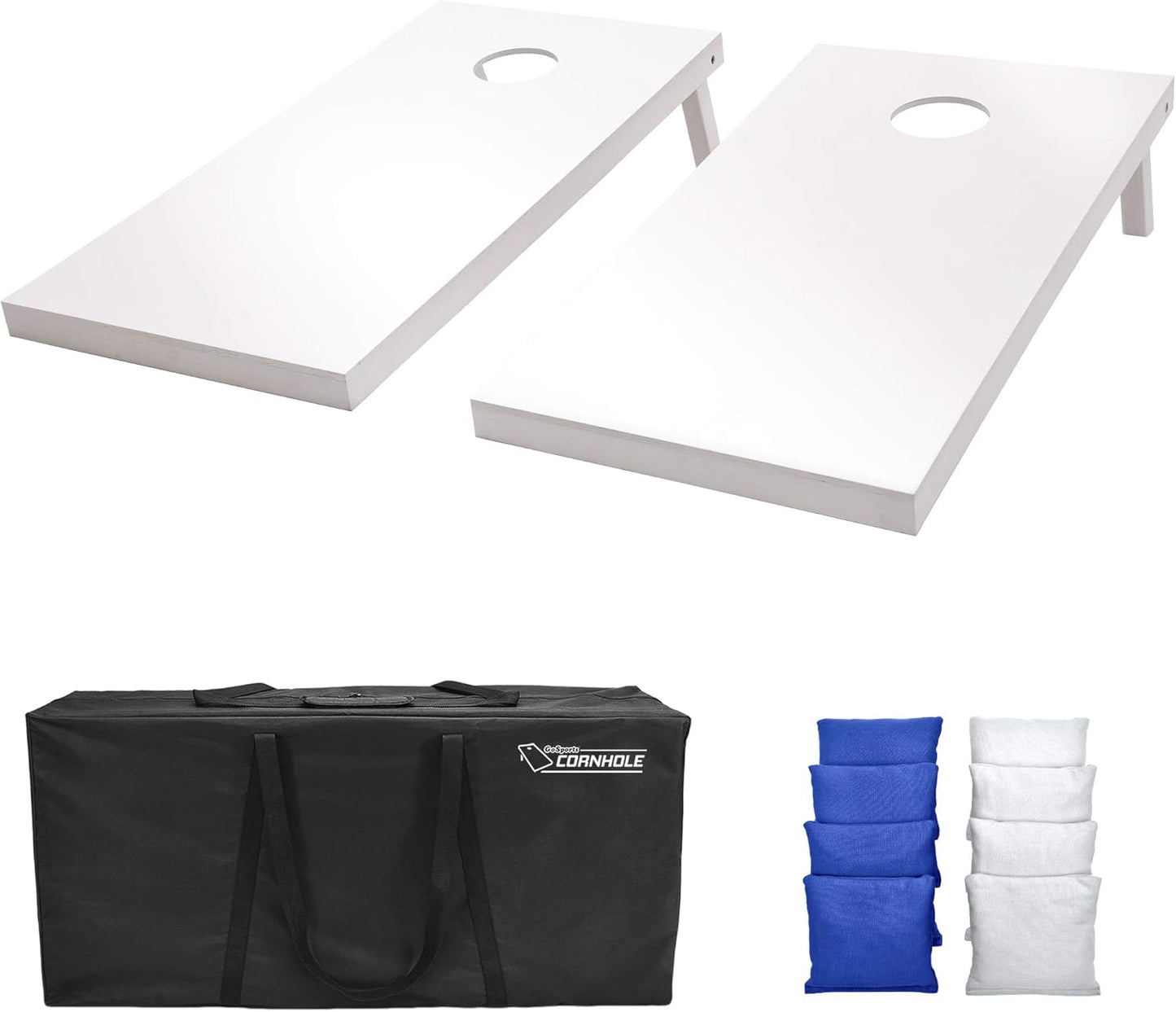 GoSports 4 ft x 2 ft Wooden Cornhole Boards Set for Fun