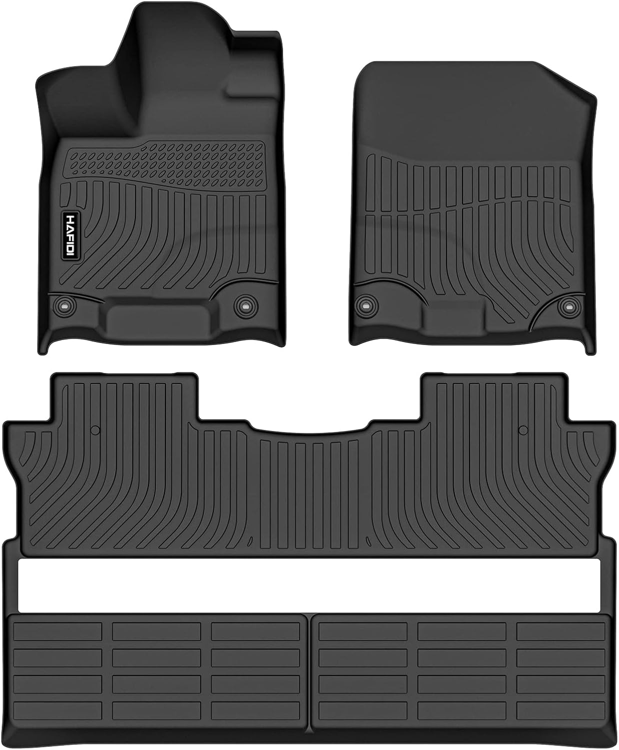 HAFIDI Floor Mats for Honda Ridgeline 2017-2025 All Weather