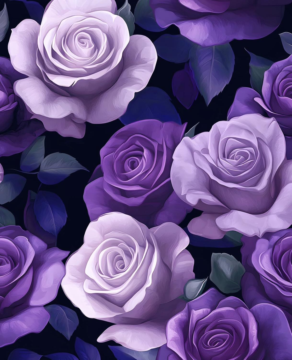 Extra Long Floral Peel and Stick Wallpaper for Home Decor