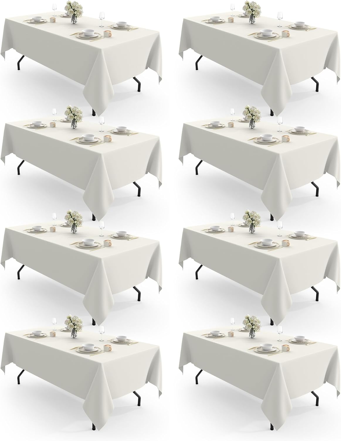Pureegg Rectangle Table Cloth 60in x 84in for Every Occasion