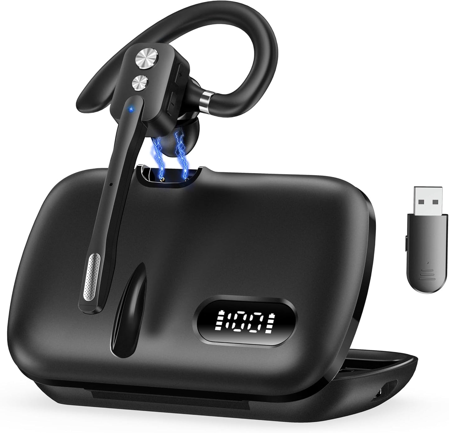 ICOMTOFIT Dual-Mic Business Bluetooth Headset