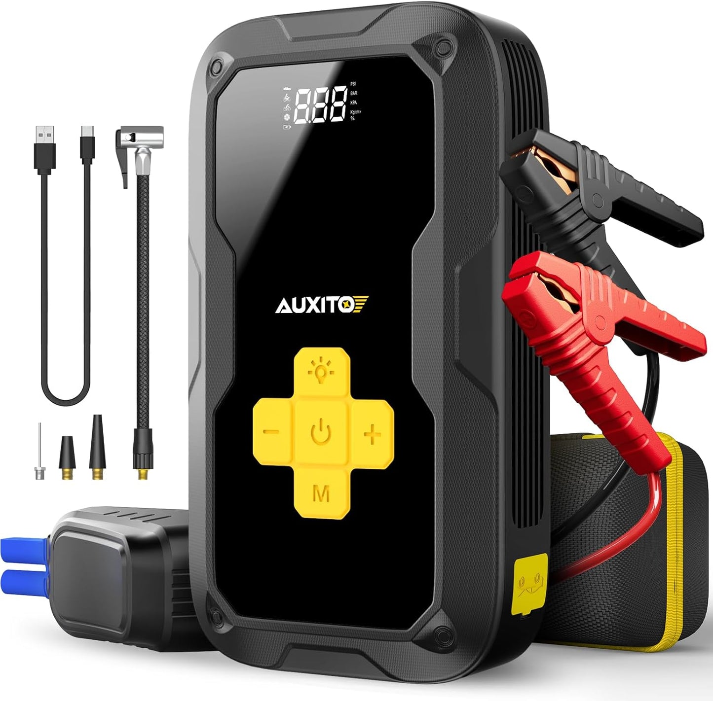 AUXITO 6000A Jump Starter: Power, Safety & Versatility