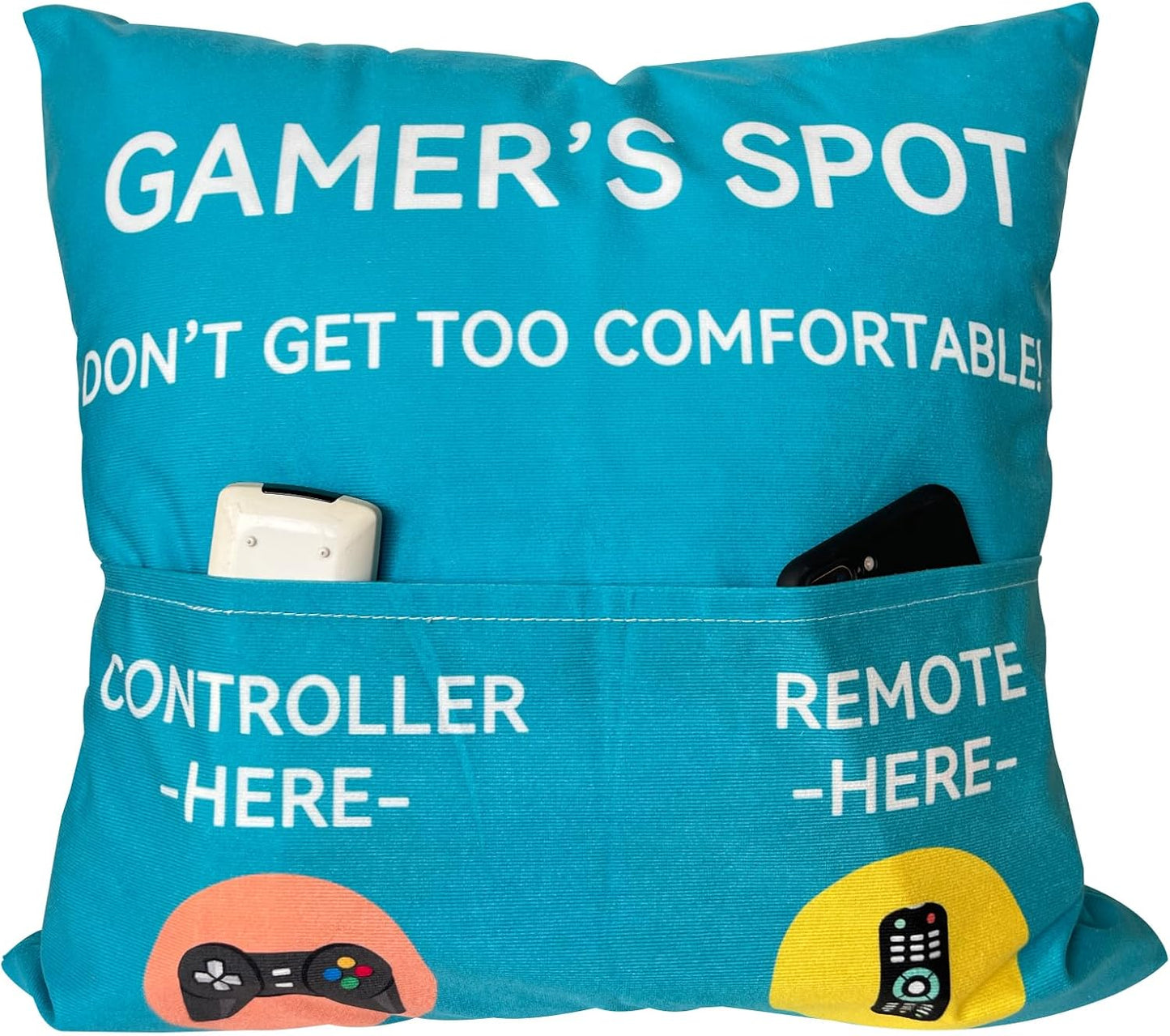 ZUYUROU Gamer Throw Pillow: Perfect Gaming Room Decor!