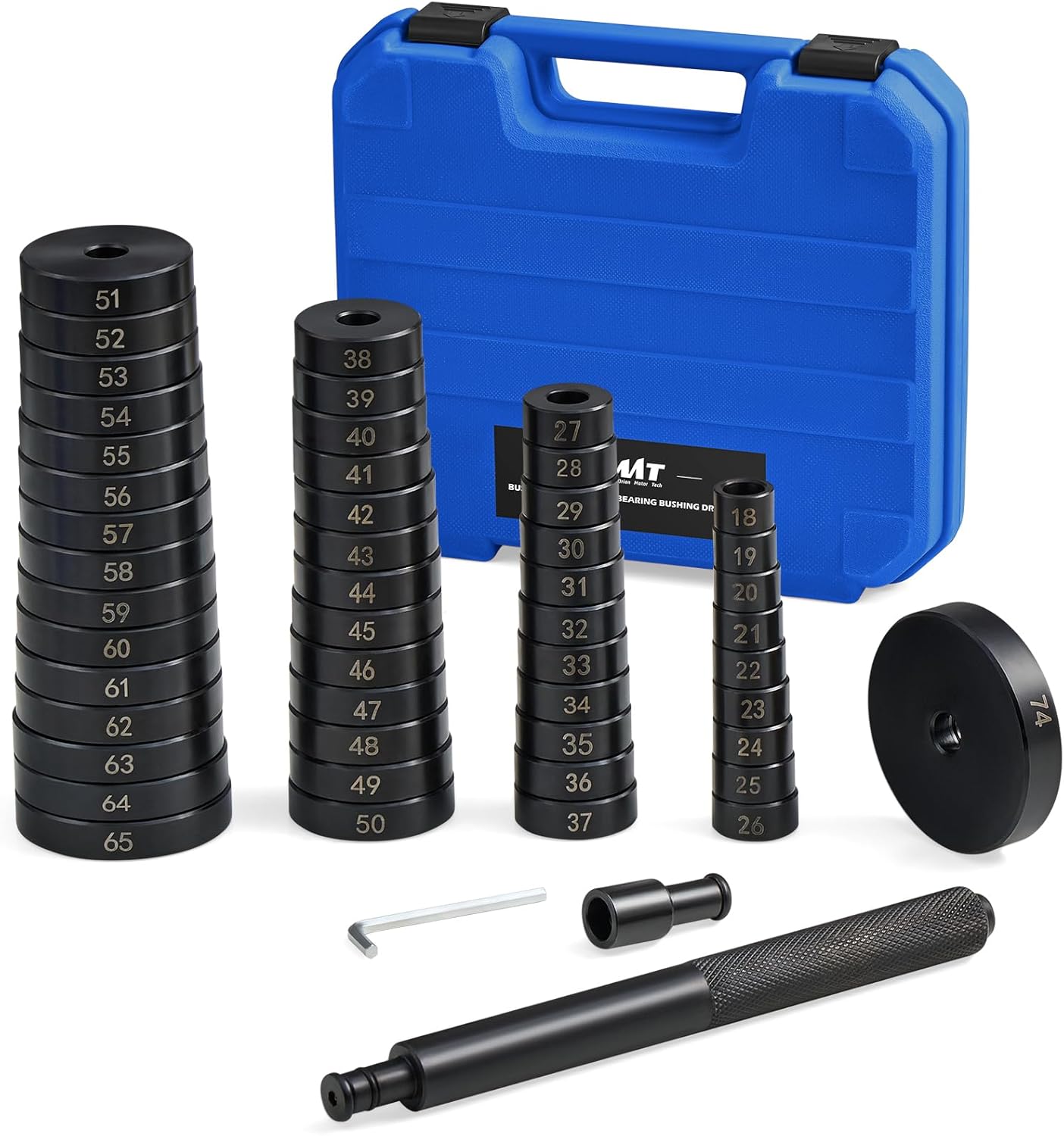Orion Motor Tech 52-in-1 Bushing Driver Tool Set for Mechanics