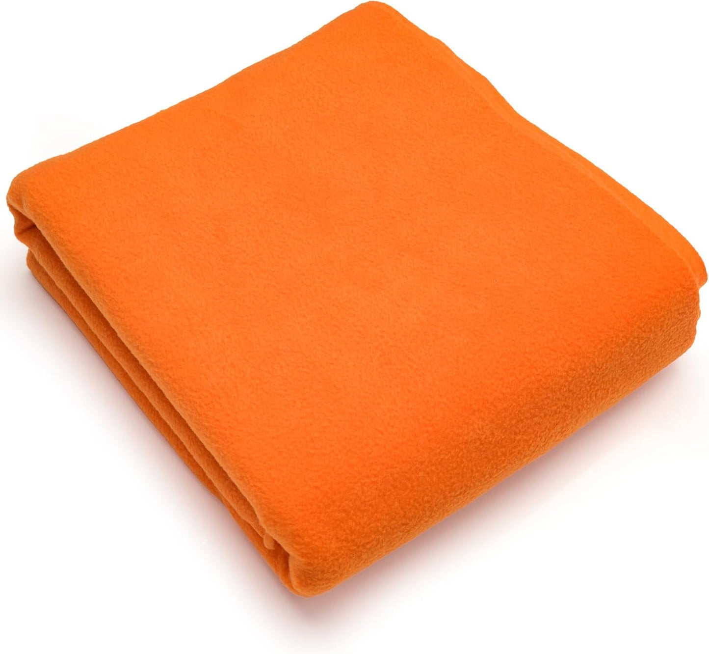 Pico Textiles Orange Solid Fleece Fabric - 4 Yards Bolt