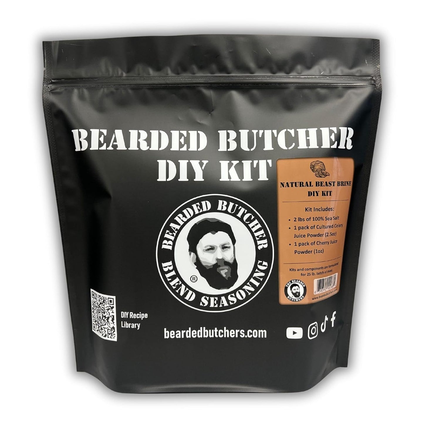 Bearded Butchers Natural DIY Brine Kit - Cure Meats Simply!