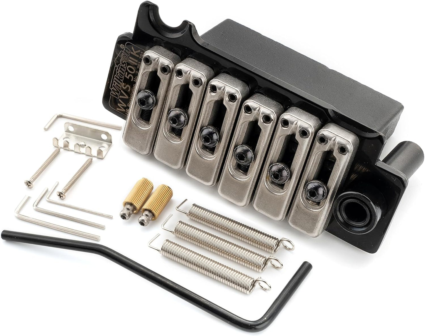 Wilkinson WVS50IIK 2-Point Steel Saddles Tremolo Bridge for Strat