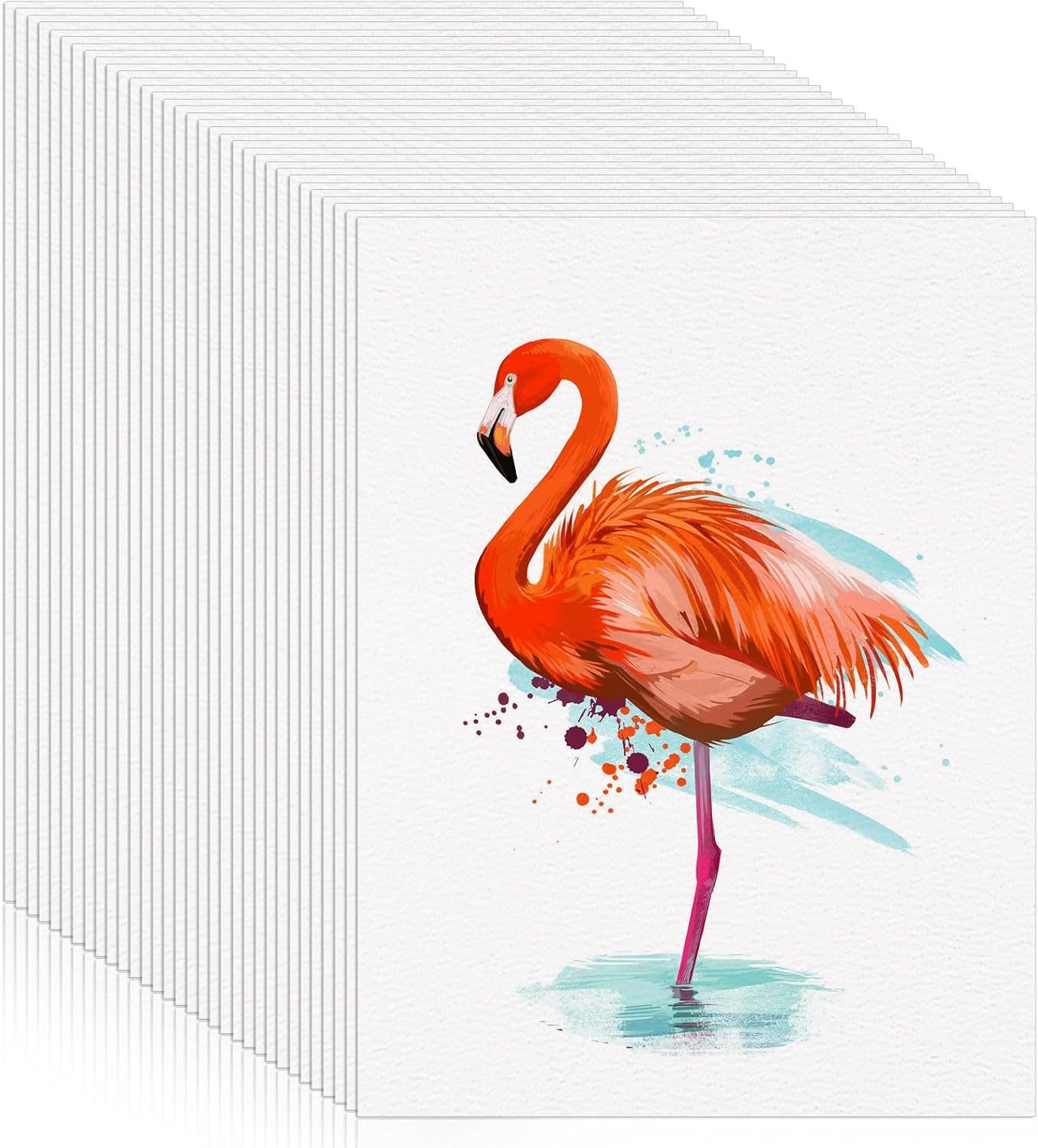120 Sheets Watercolor Paper 9 x 12 for Artists and Kids
