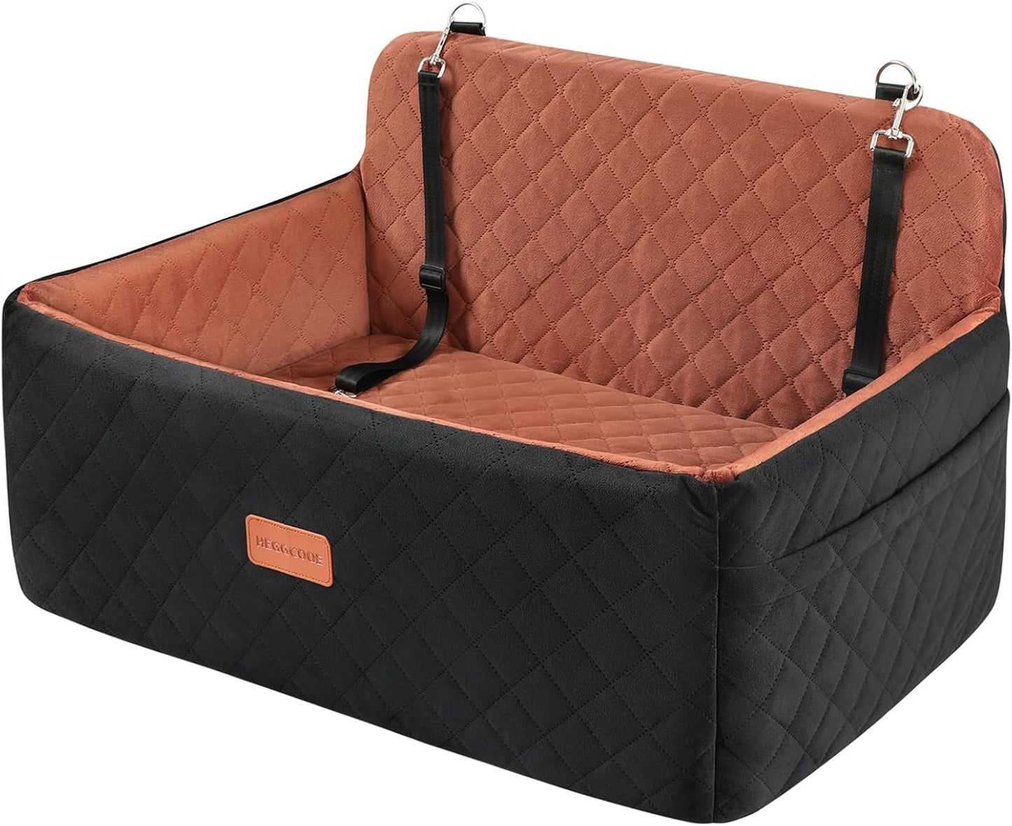 Dog Car Seat for Medium/Large Dogs with Safety Leashes