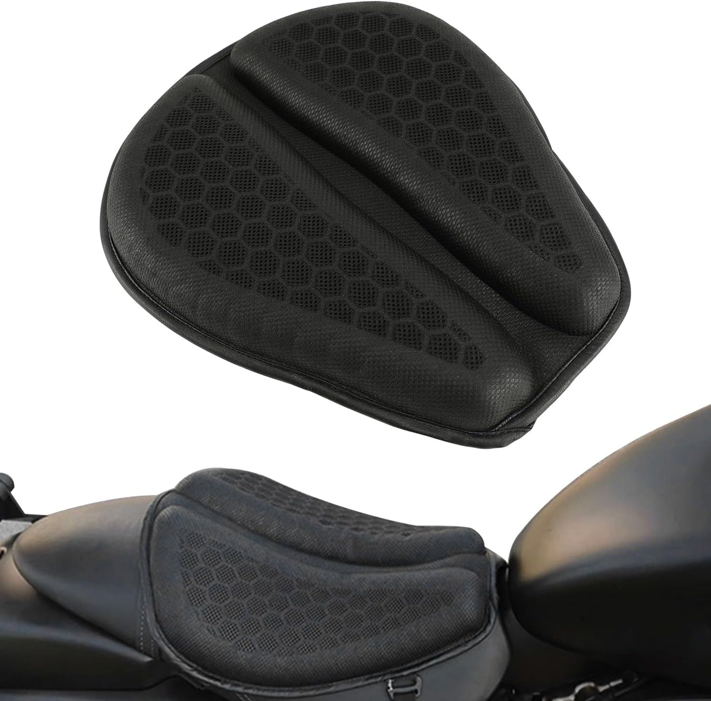 Comfort Motorcycle Gel Seat Cushion for Long Rides by SUNPIE