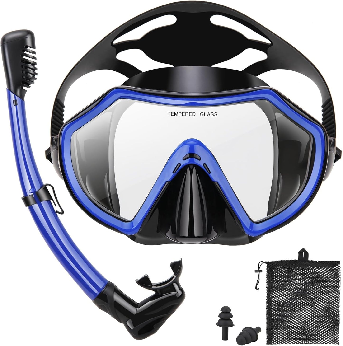 HD Panoramic View Adult Snorkel Set - Anti-Leak & Anti-Fog