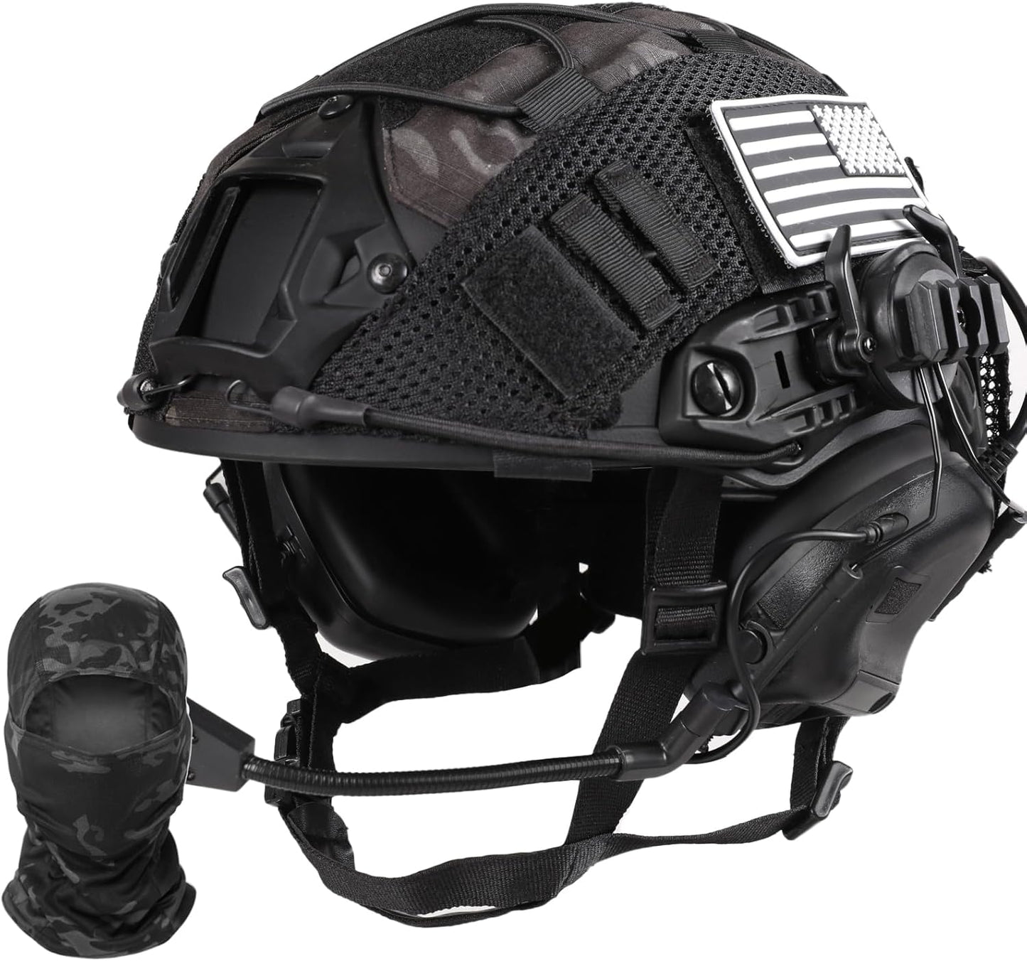 Tactical Helmet with Headset for Ultimate Cosplay Gear