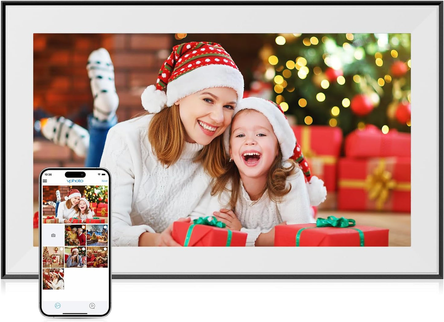 Dragon Touch 15.6 Inch Digital Picture Frame for Cherished Memories