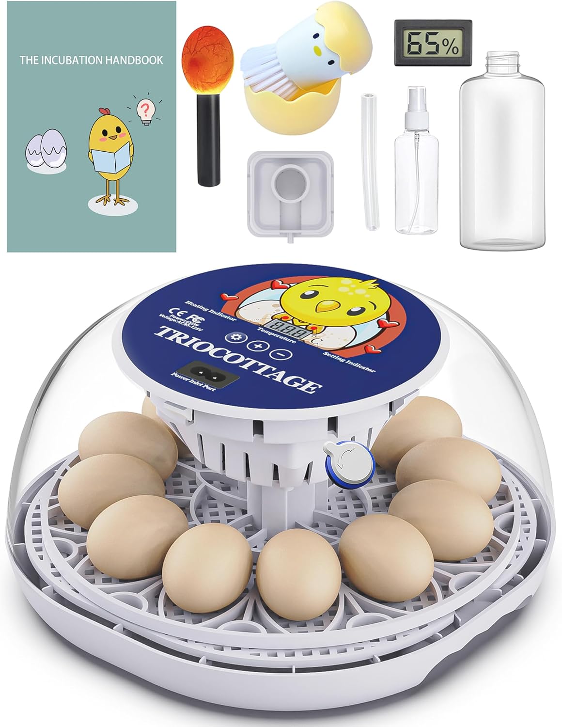 Incubator M12 Pro+ Combo Kit for Easy Egg Hatching Success
