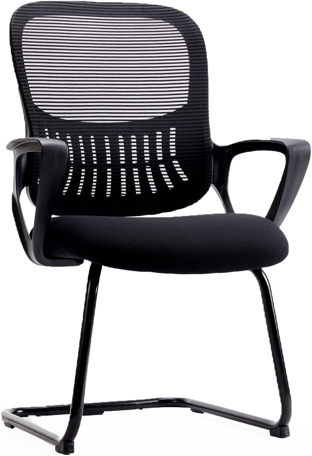 Sweetcrispy Reception Guest Chair with Ergonomic Lumbar Support