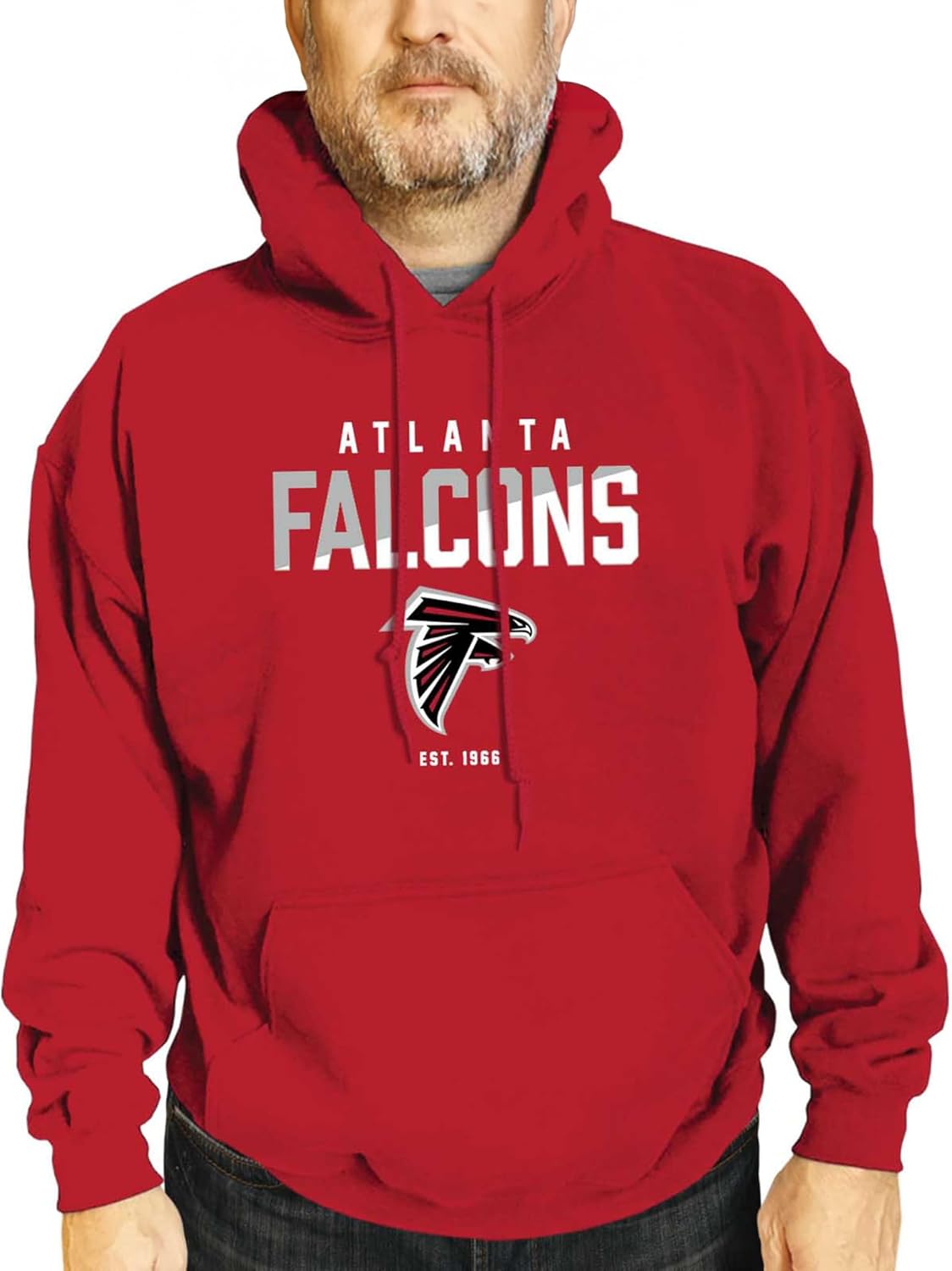 NFL Diagonal Fade Fleece Hooded Sweatshirt for True Fans