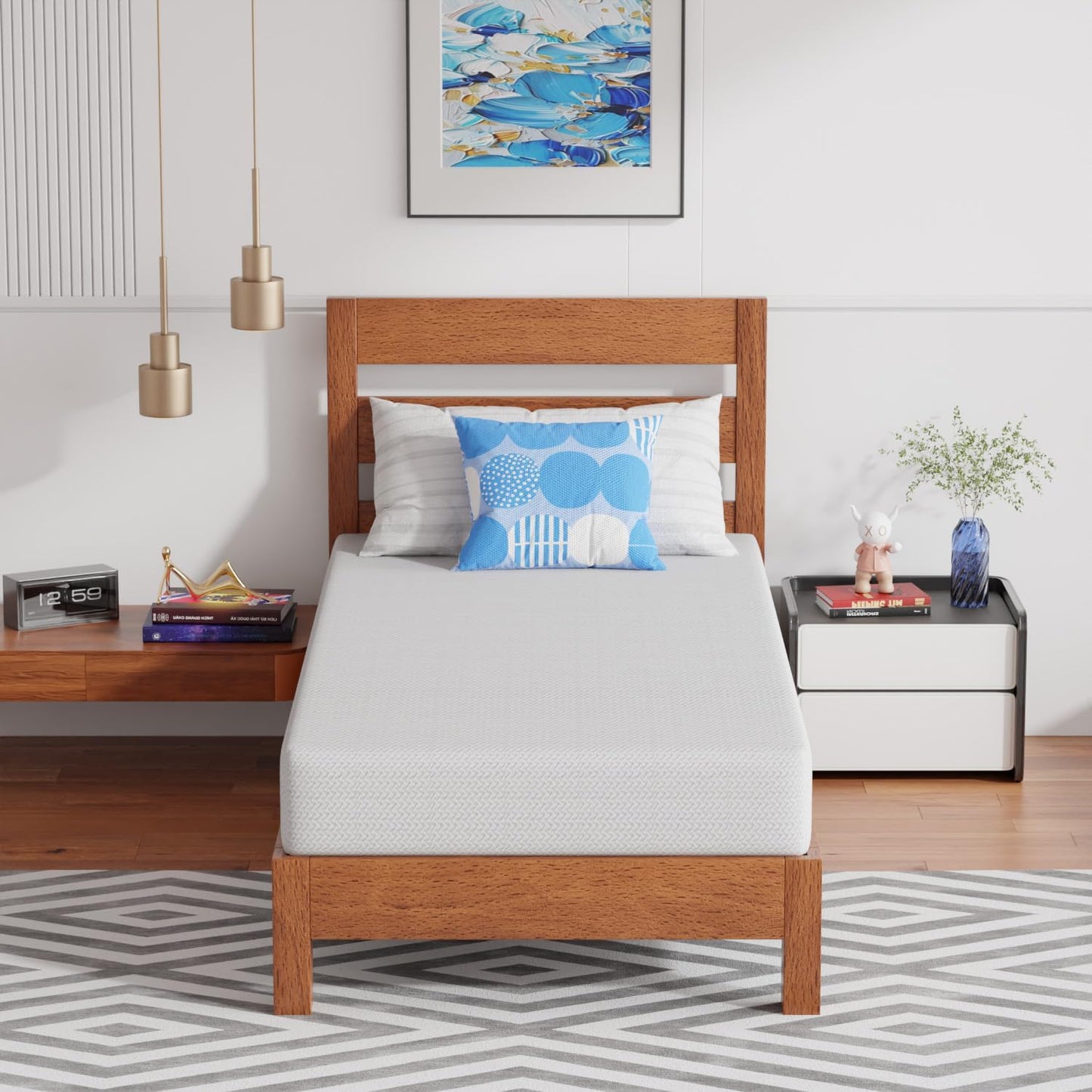 PayLessHere 8 Inch Twin XL Green Tea Memory Foam Mattress Review