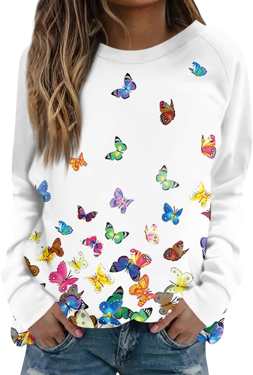 Floral Print Oversized Sweatshirt - Cozy Style