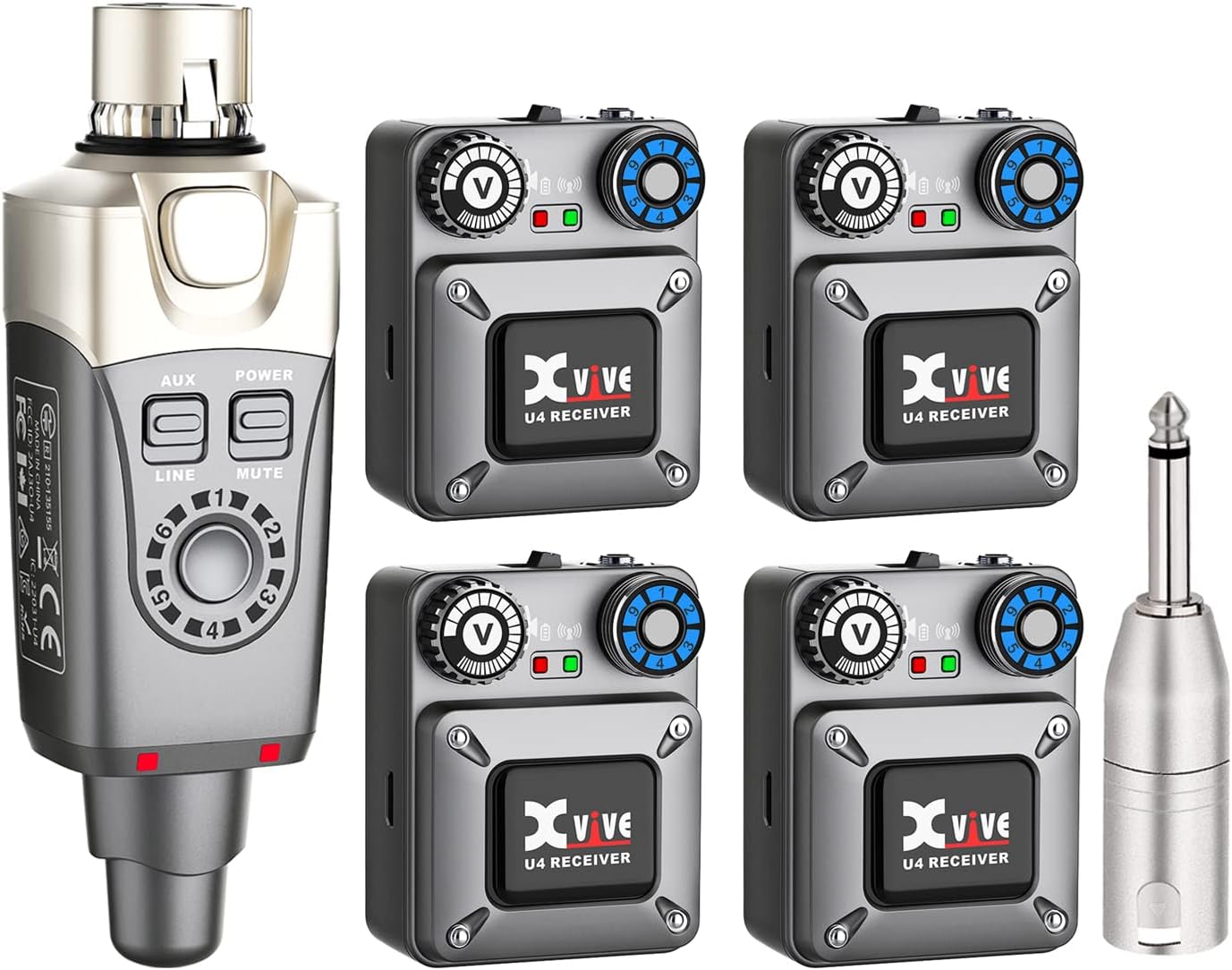 Xvive U4R4 Wireless in-Ear Monitor System for Performers