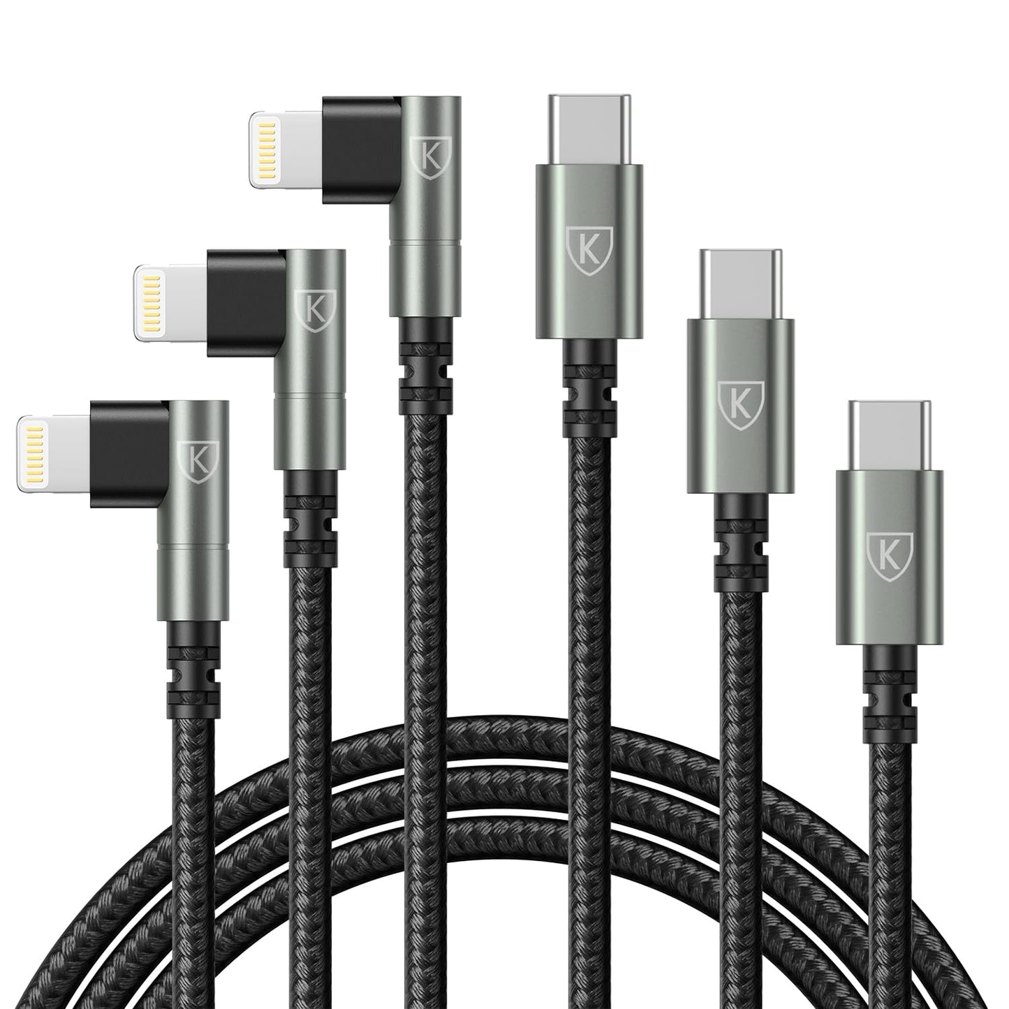 Fast Charge 10FT iPhone Lightning Cables - 3Pack
