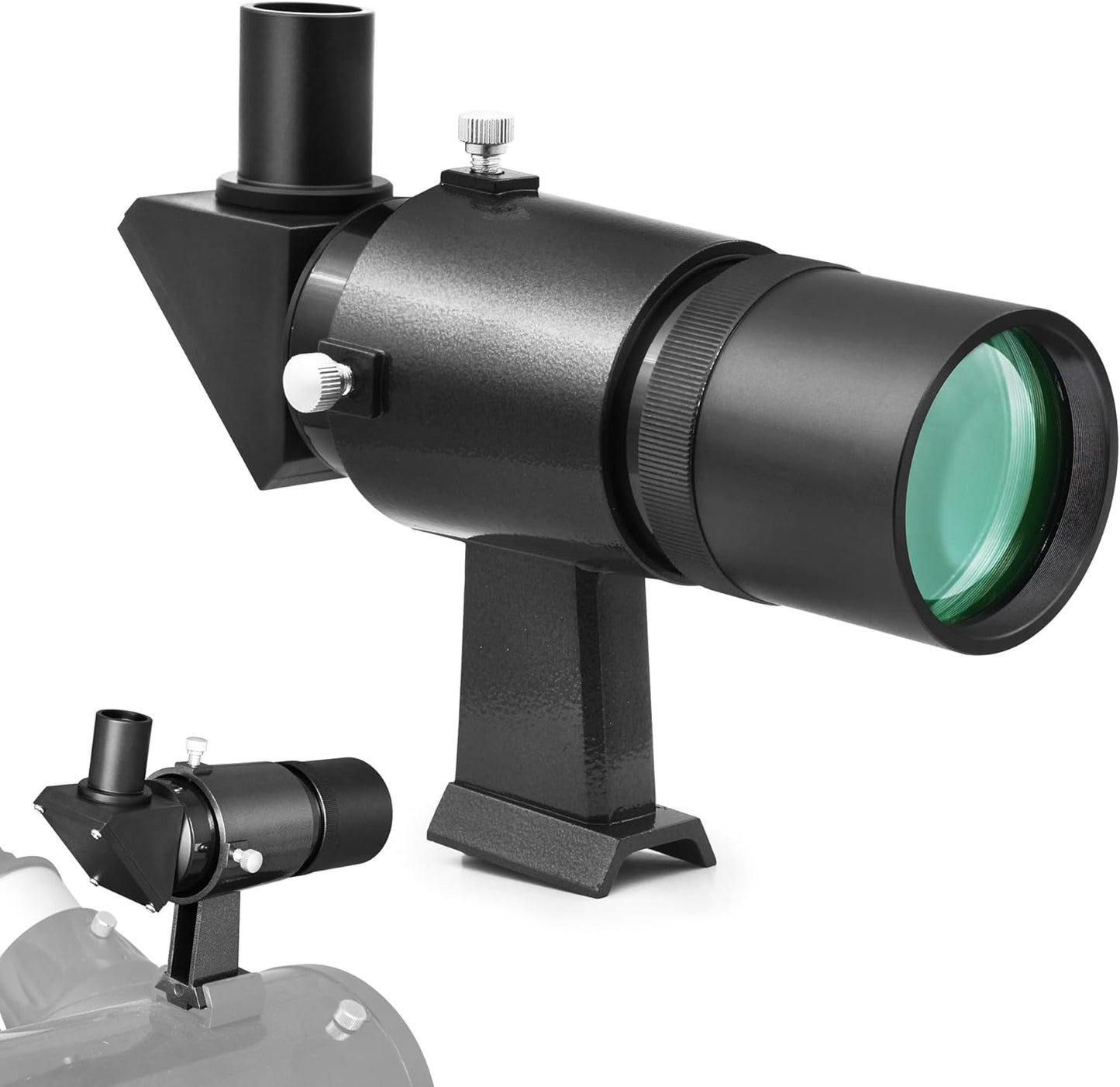 Astromania 9x50 Right Angle Finder Scope for Telescopes
