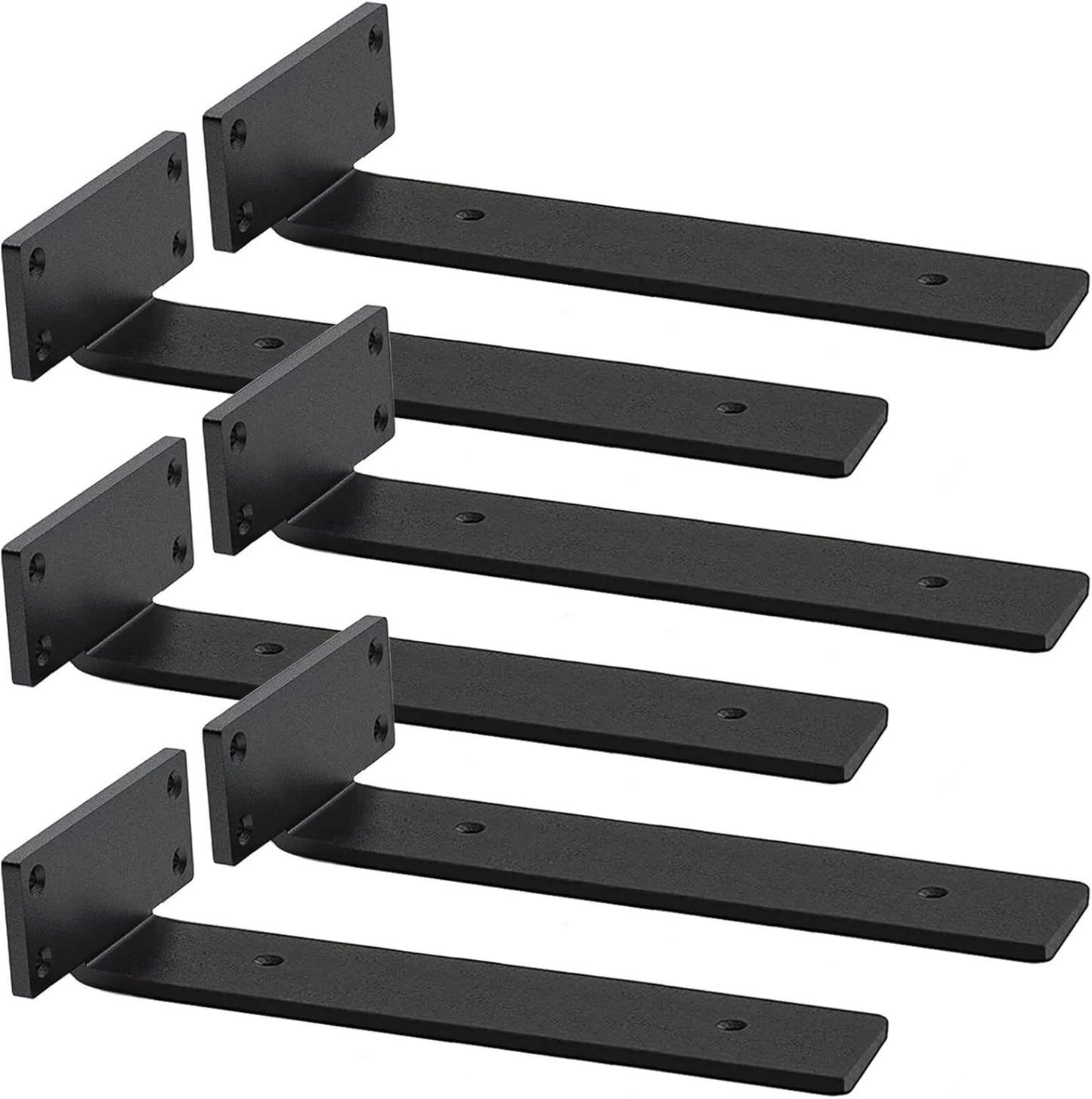 Heavy Duty Shelf Brackets for Custom Wood Shelves, 12 Inch