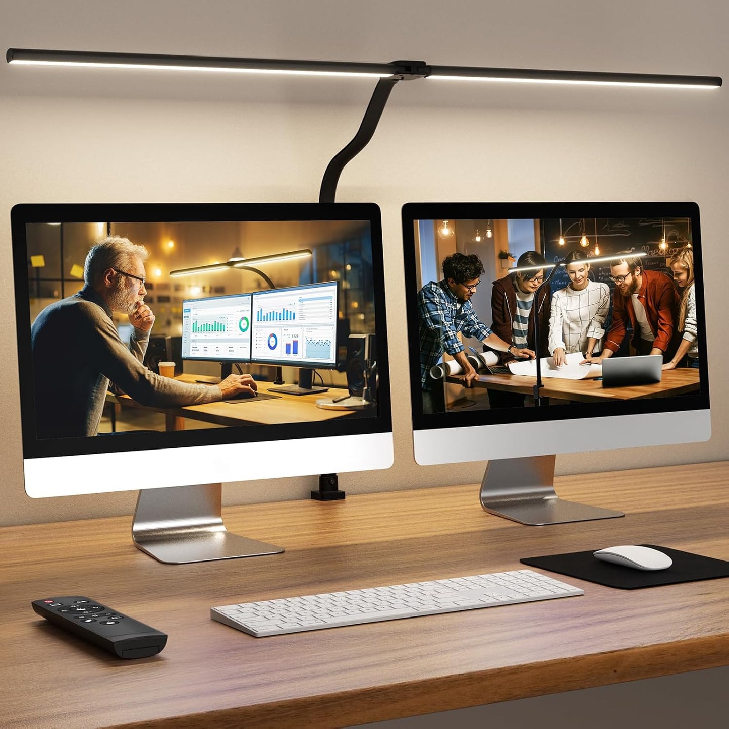 APMIEK Dimmable LED Desk Lamp - Bright & Flexible Lighting