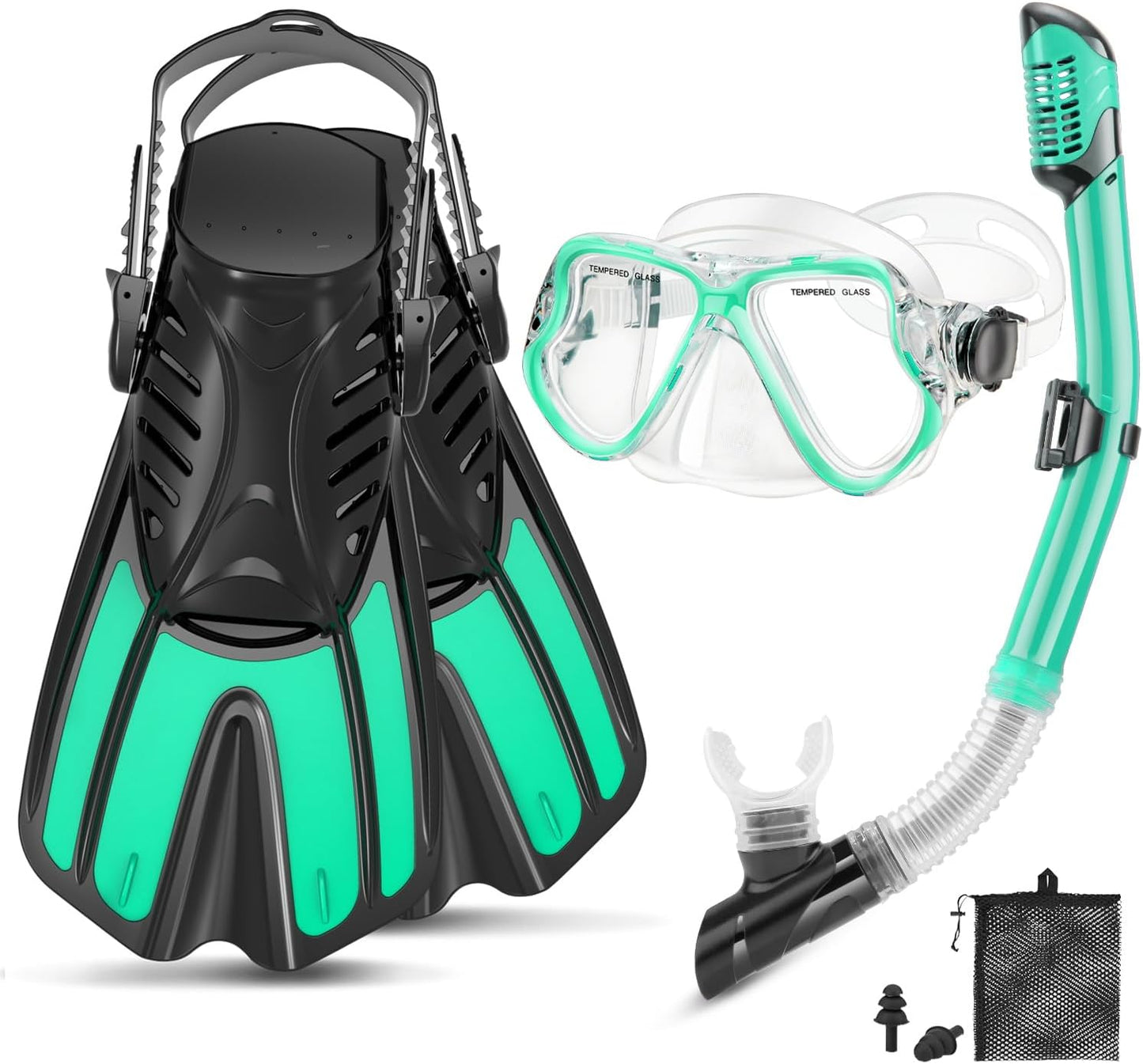 Panoramic View Snorkel Set for Adults by PIYAZI