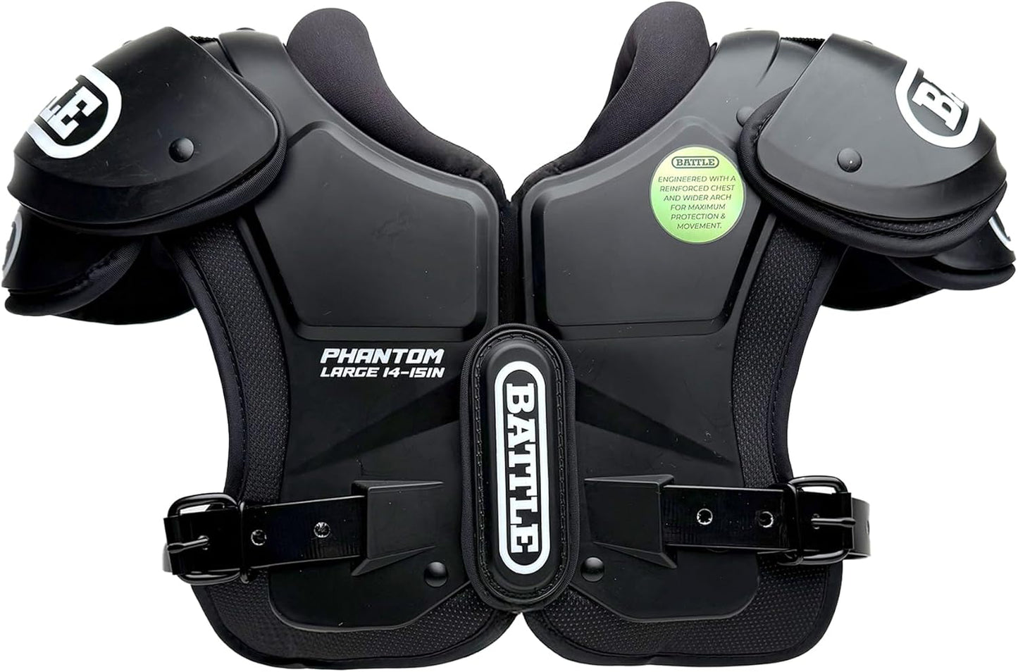 Battle Sports Phantom Youth Football Shoulder Pads for Protection
