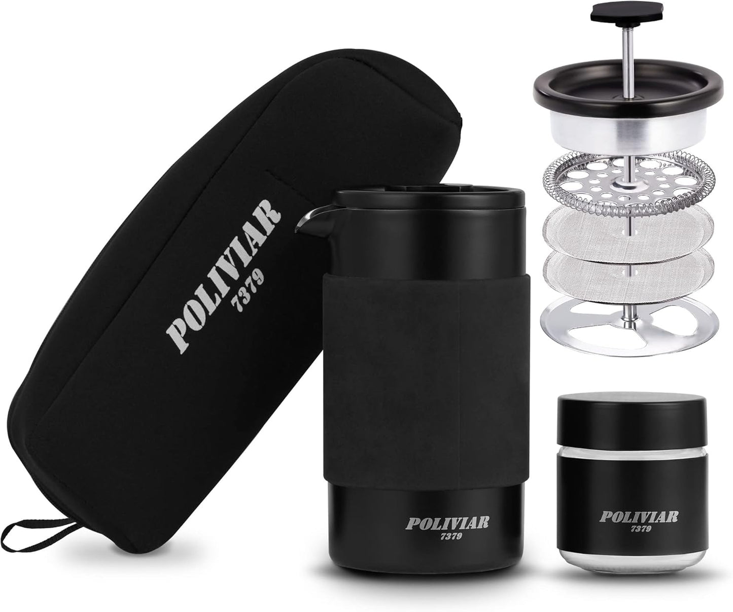 POLIVIAR French Press Coffee Maker: Perfect Brew Anytime