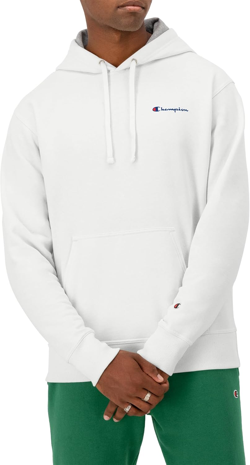 Champion Pullover Fleece Hoodie for Men - Classic Comfort