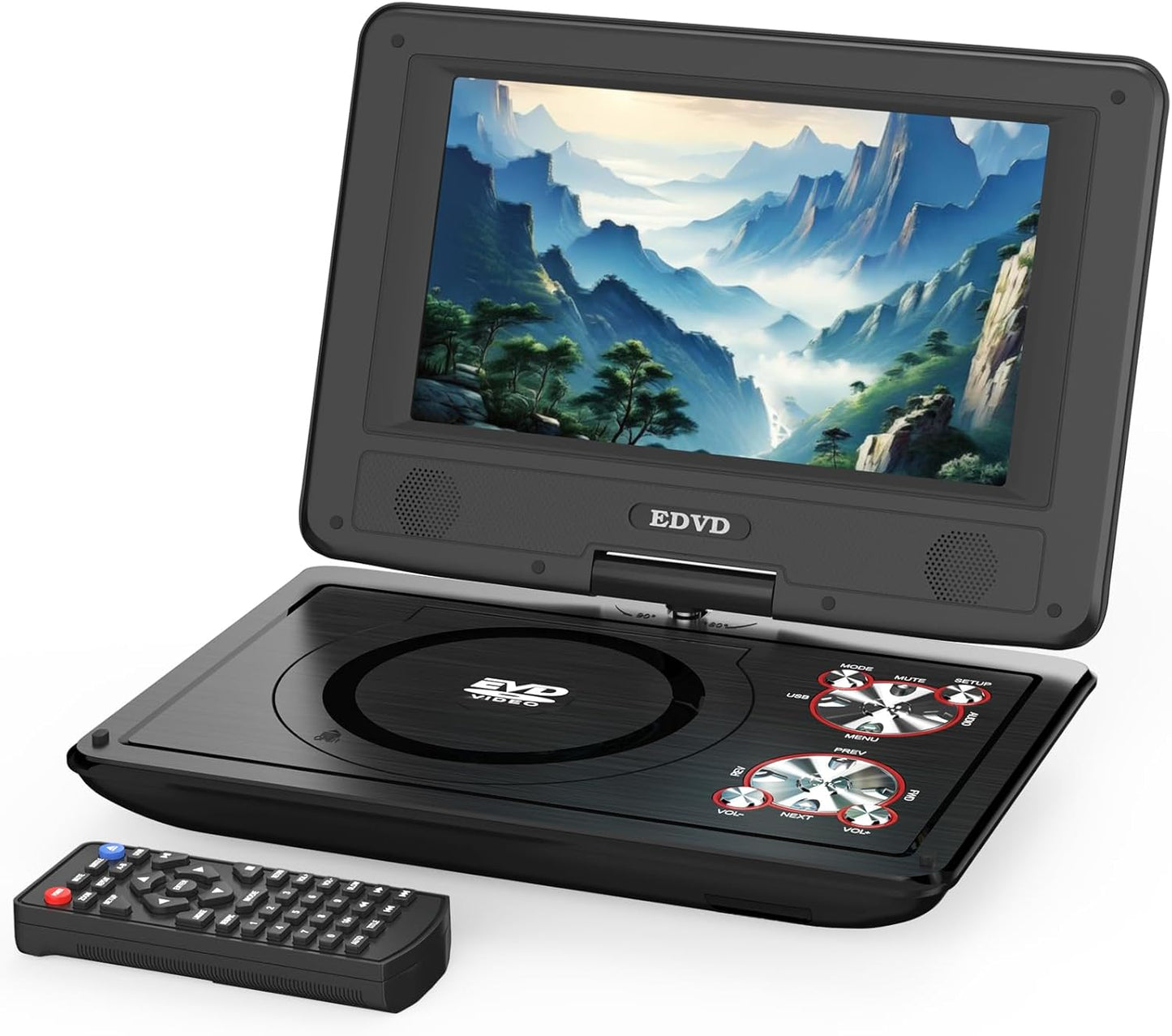 11.5 Portable DVD Player with Swivel Screen for Kids Fun