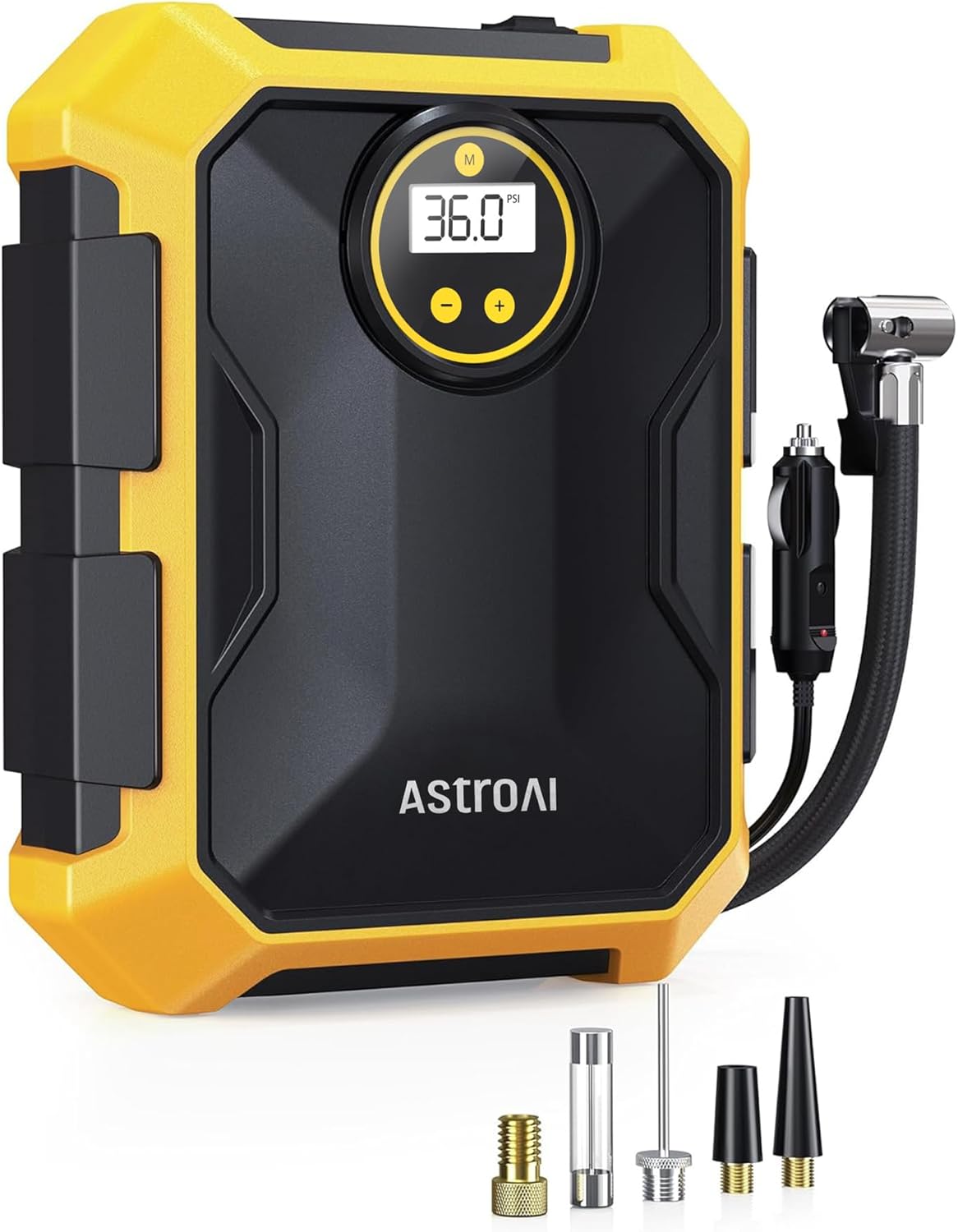 AstroAI 12V Portable Air Compressor - Inflate Anything Effortlessly