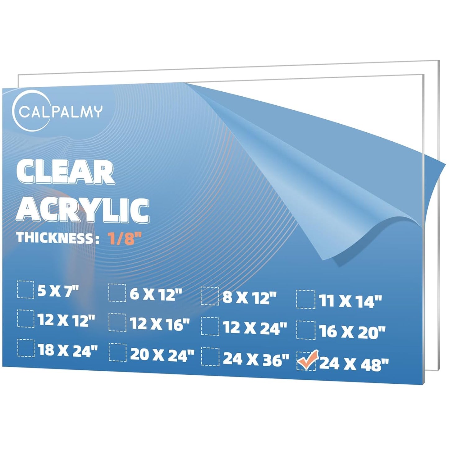 Clear Acrylic Sheets 24x48 for Craft Projects and Displays