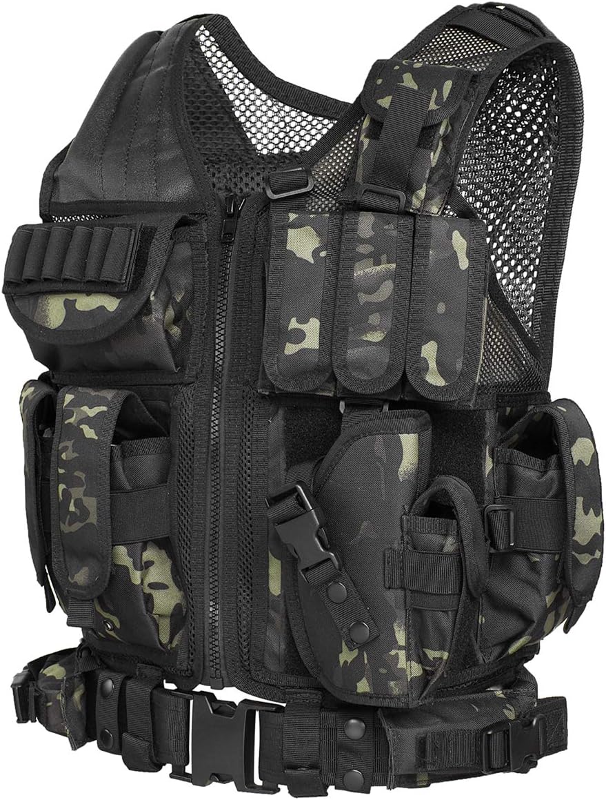 GZ XINXING Tactical Airsoft Paintball Vest for All Sizes