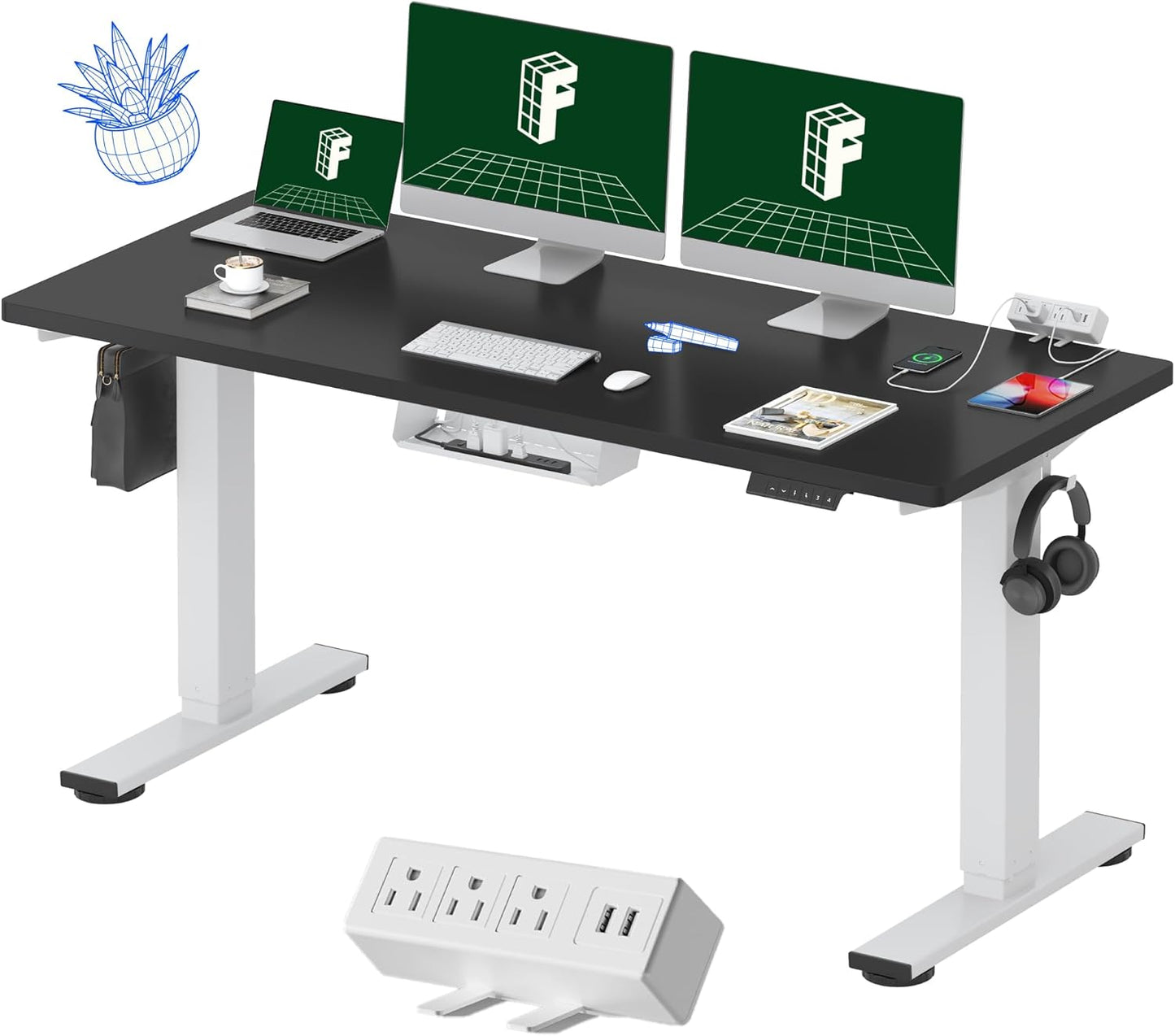 FLEXISPOT EN2 Electric Stand Up Height Adjustable Desk Review